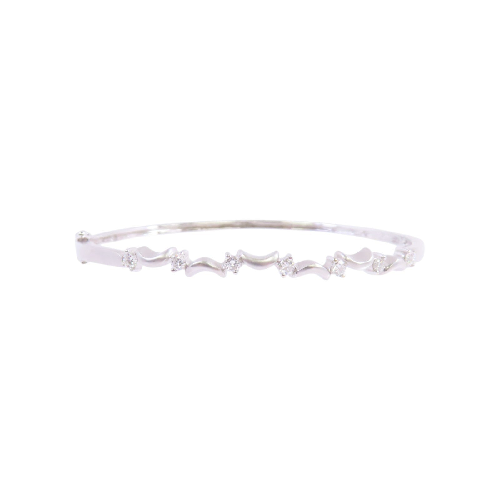 JEWELRY 【激減優惠】18K白金/鑽石Diamond Bangle手鐲