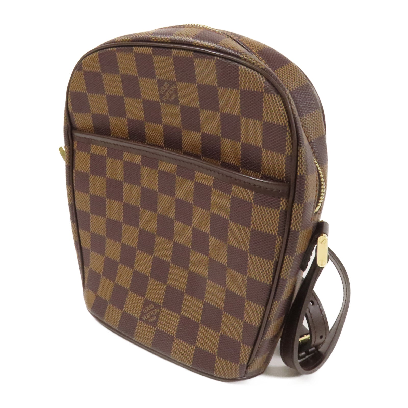 LOUIS VUITTON Damier Ipanema PM金扣肩背袋