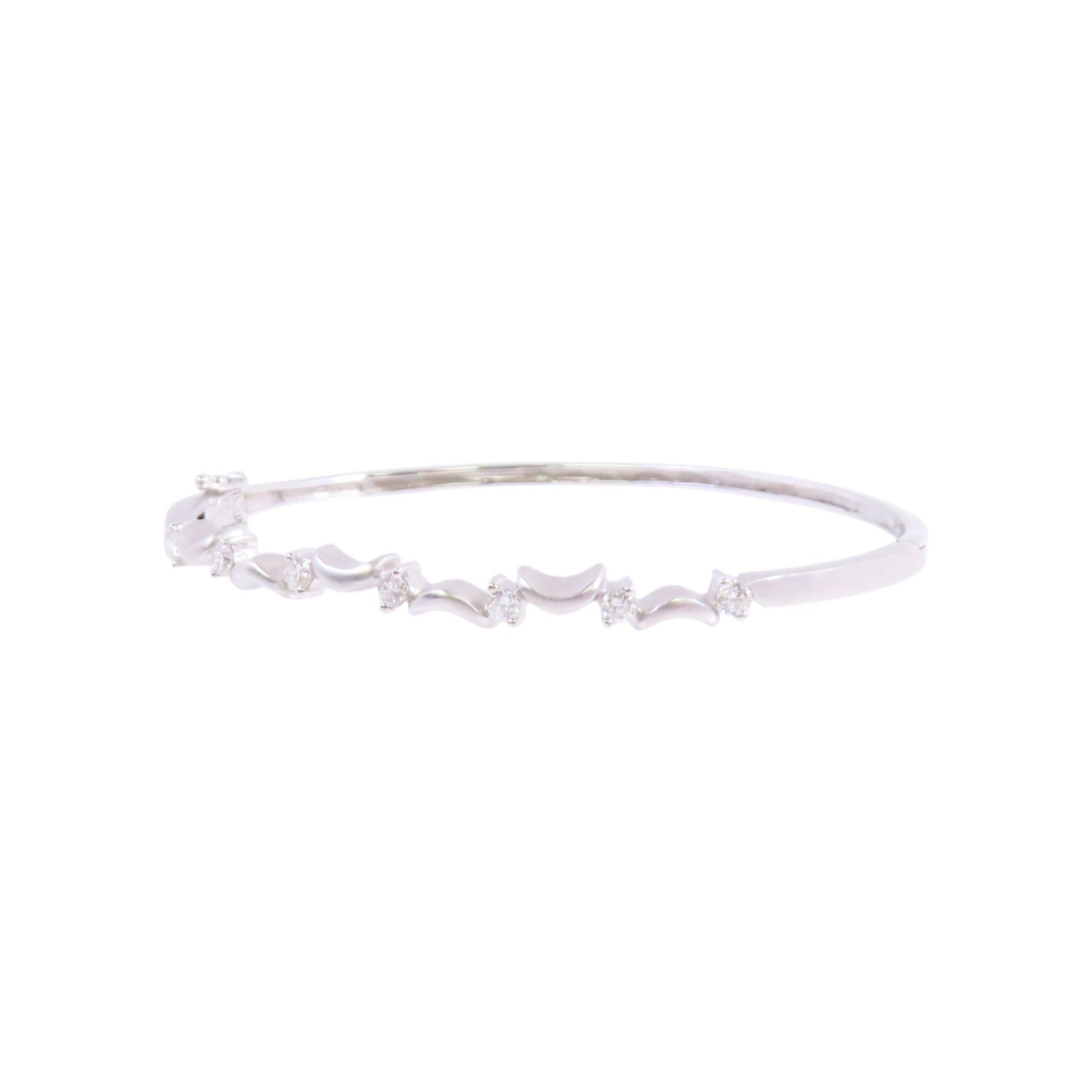 JEWELRY 【激減優惠】18K白金/鑽石Diamond Bangle手鐲