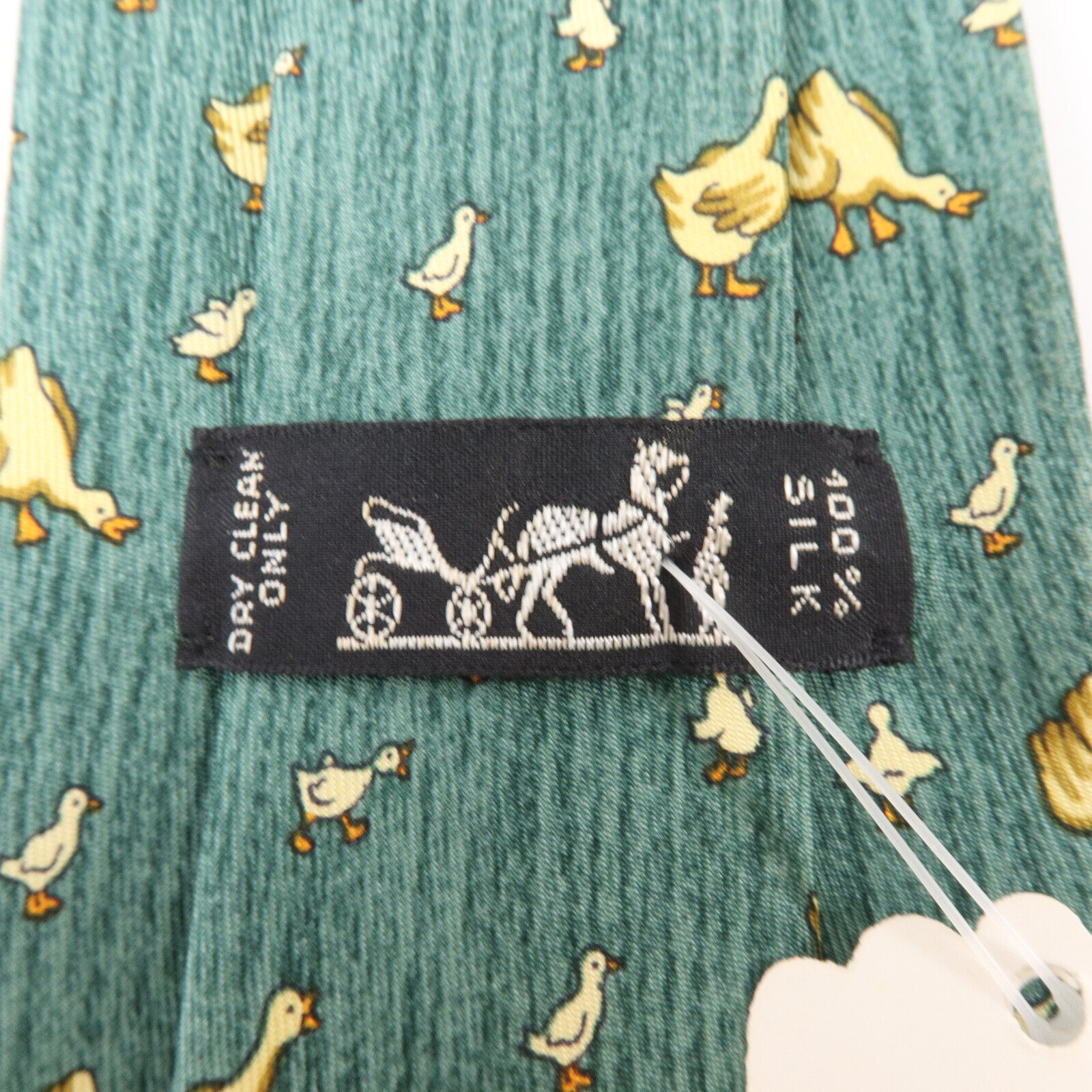 HERMES 絲質Tie領帶