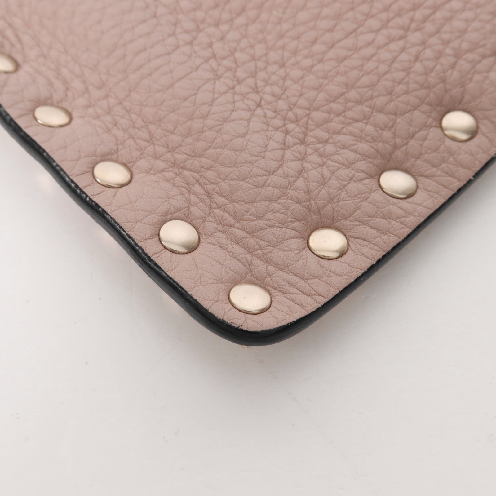 Valentino 牛皮皮革Clutch金扣手拿包