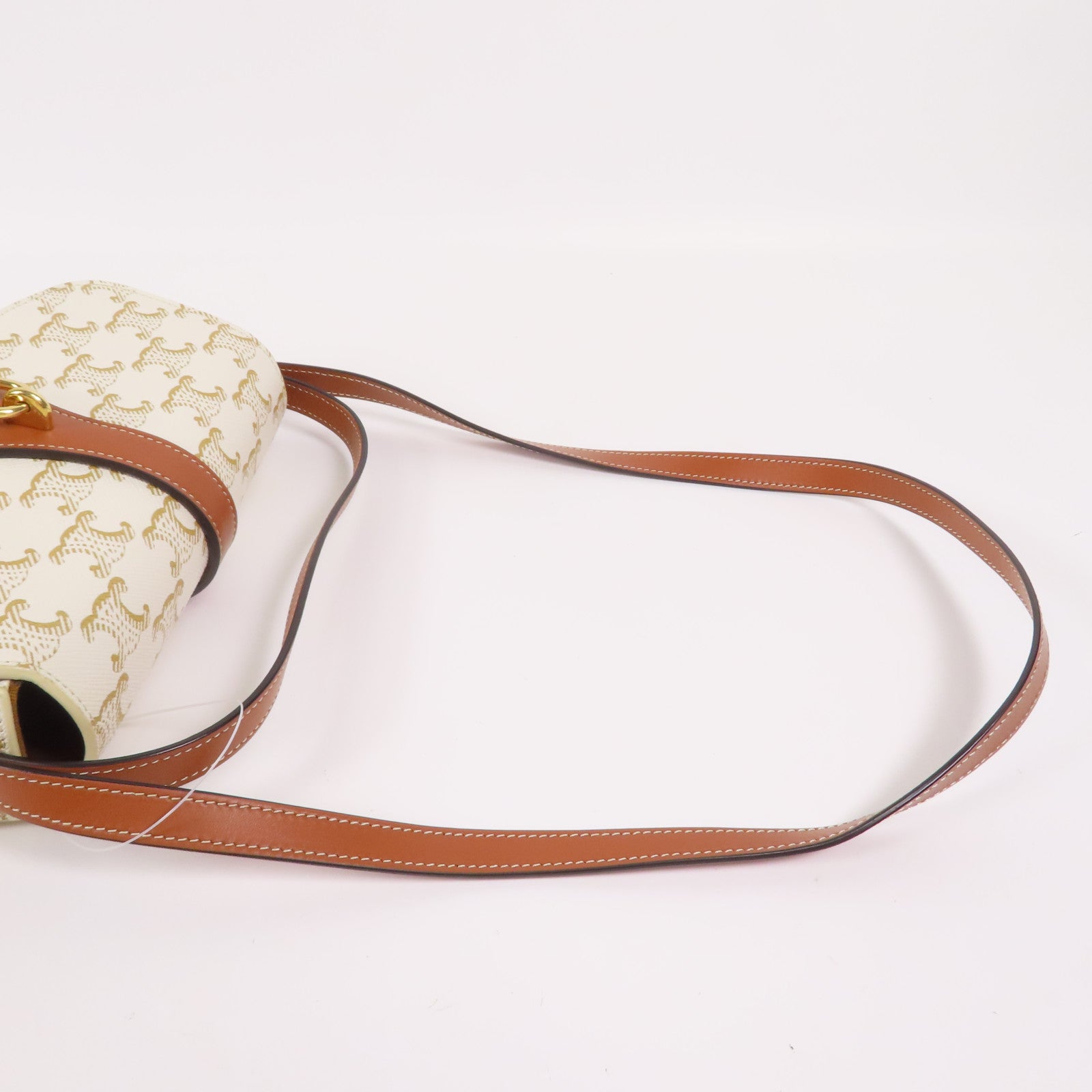 CELINE 塗層帆布Tabou Bag金扣手挽肩背兩用袋