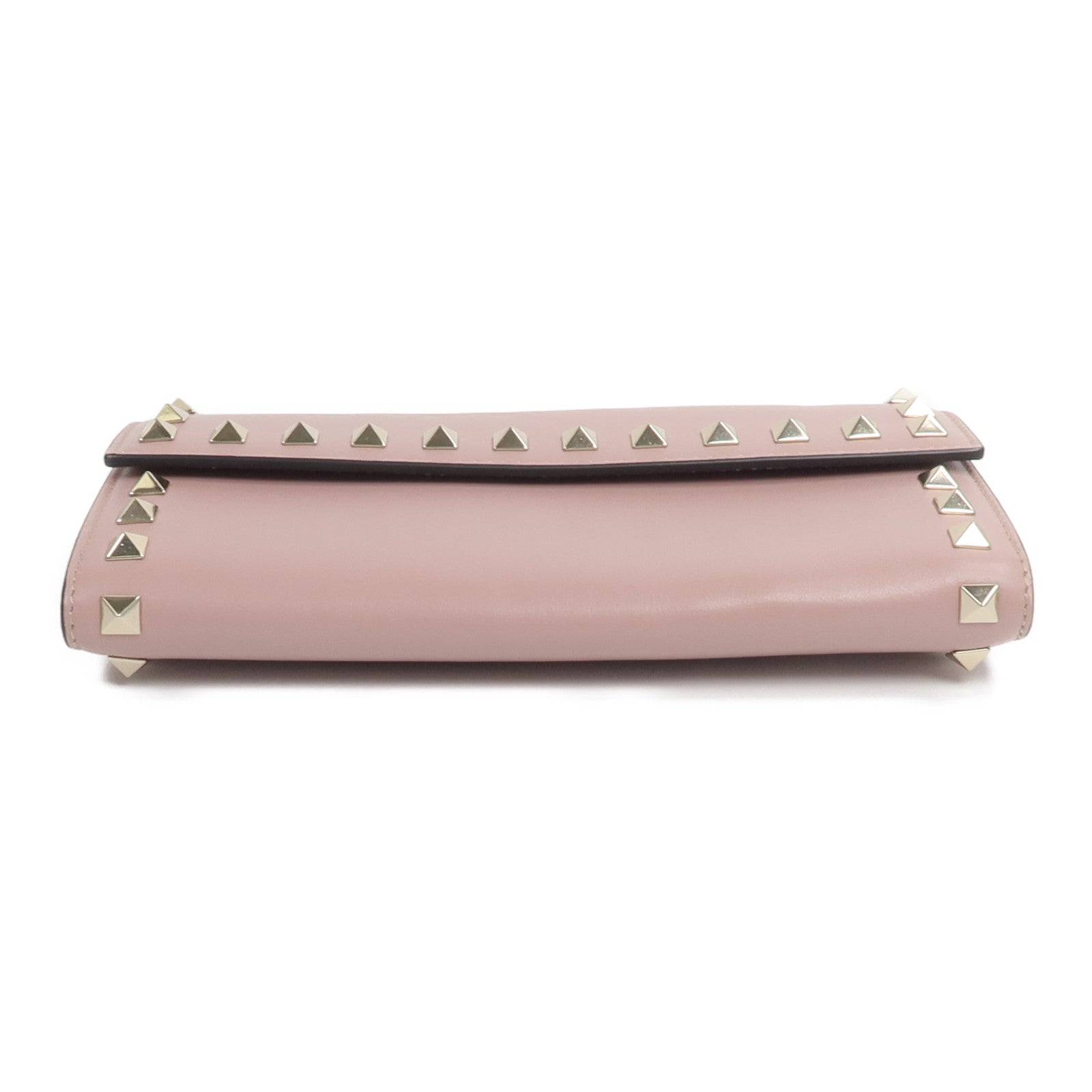 Valentino 牛皮皮革Rockstud Wristlet Wallet長錢包