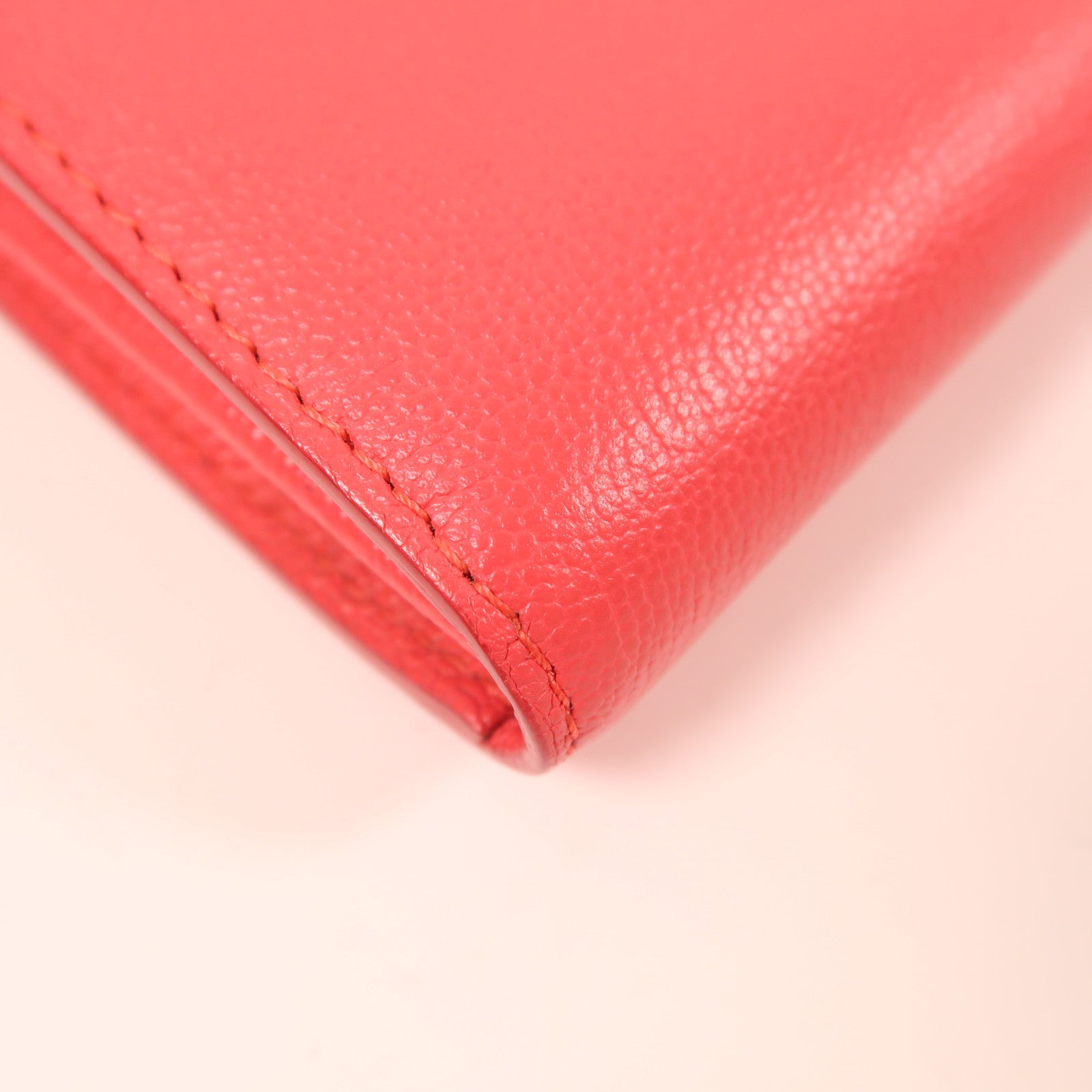 Delvaux 牛皮皮革Brillant Long Wallet銀扣長錢包