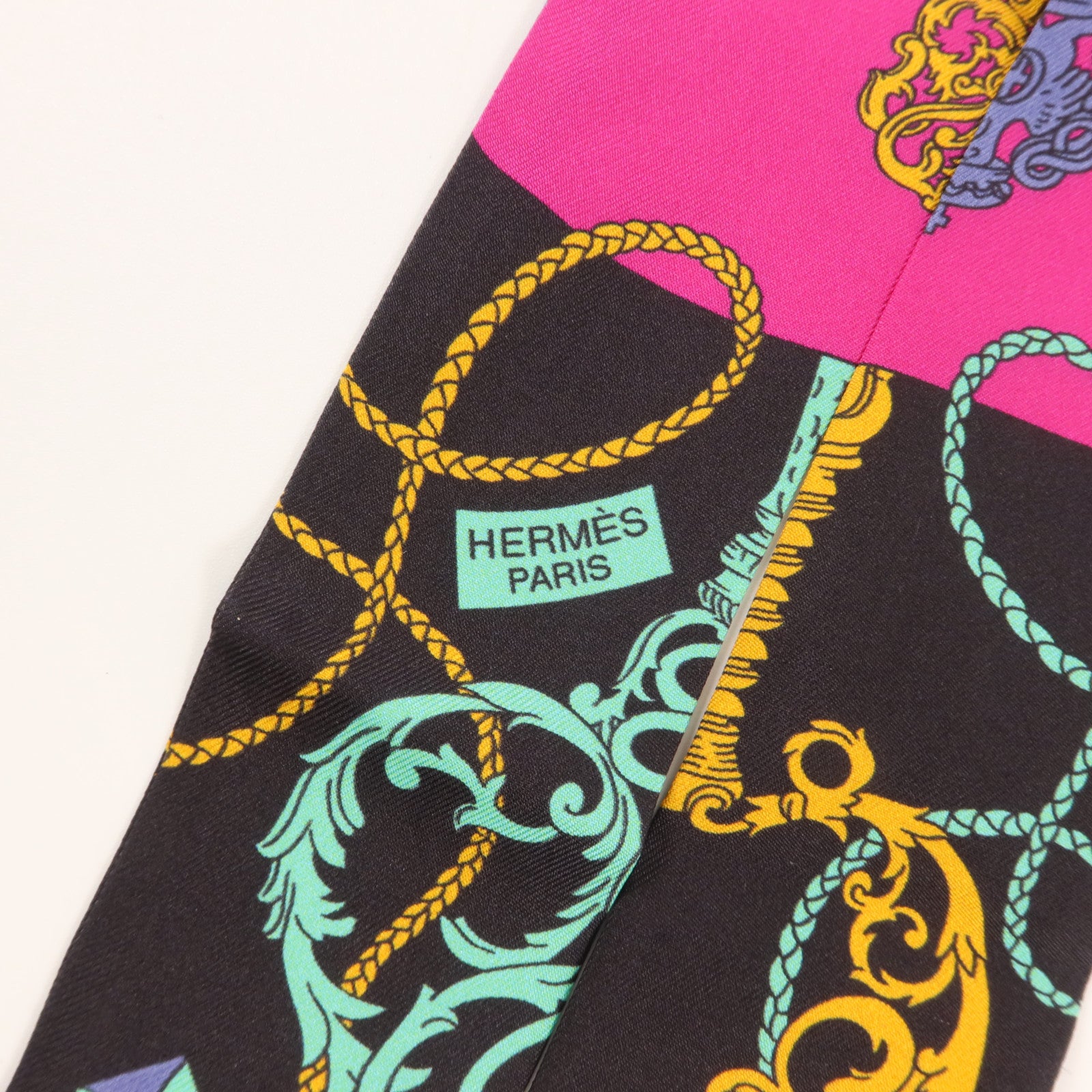 HERMES 絲質Twilly絲巾
