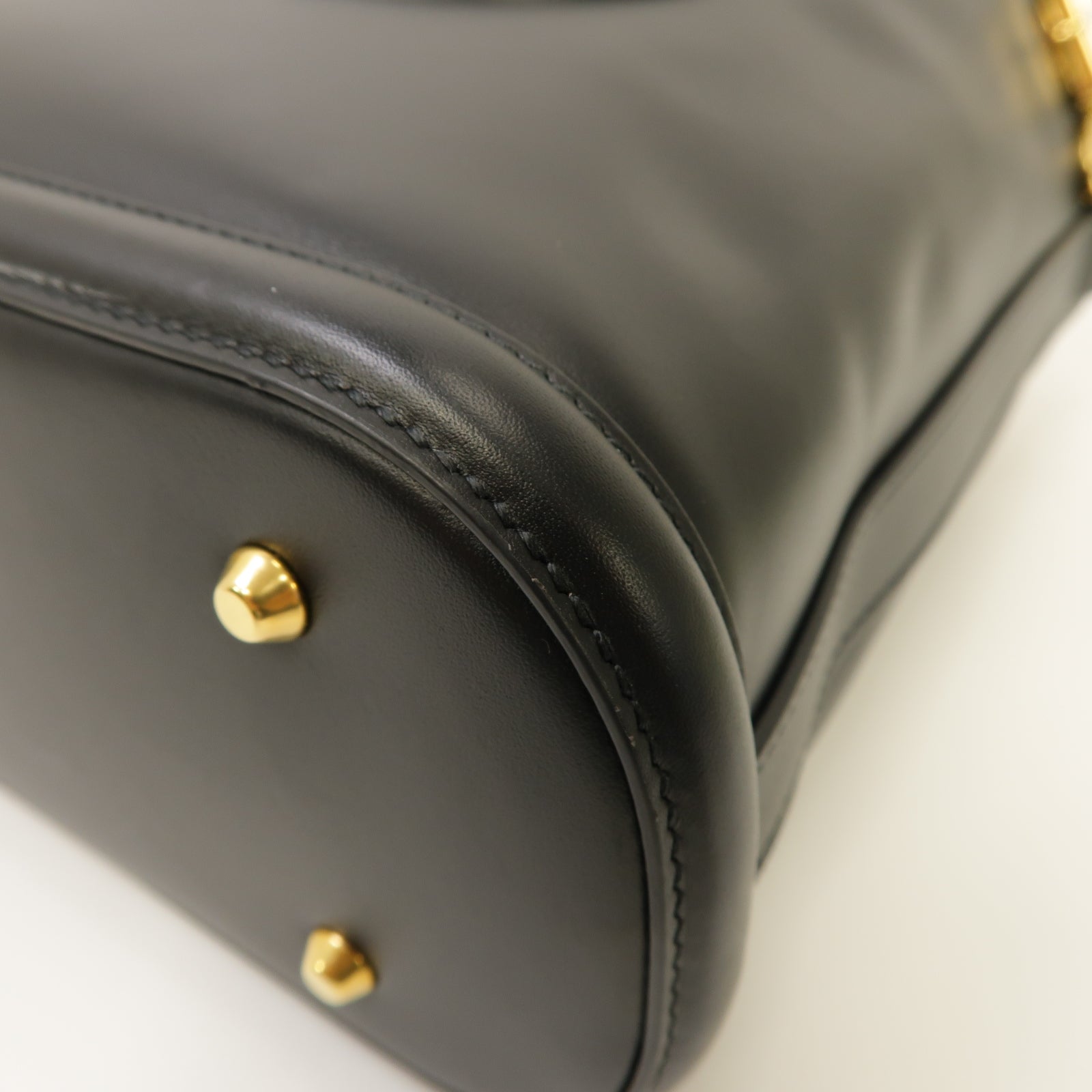 Dior 牛皮皮革2way Shoulder Bag金扣手挽肩背兩用袋黑色