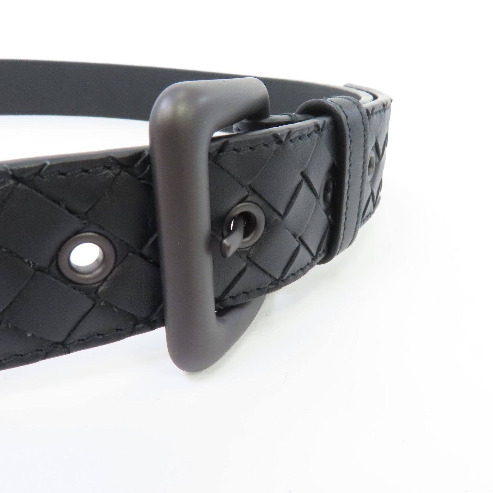 BOTTEGA VENETA 牛皮皮革Belt皮帶黑色