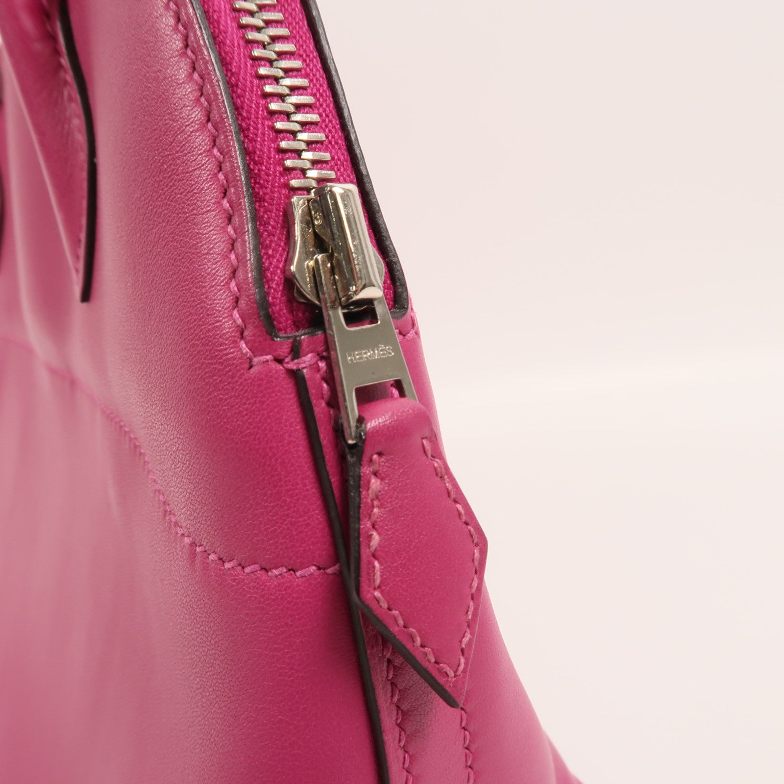 HERMES Veau Swift皮革Bolide 27手挽袋Rose Pourpre