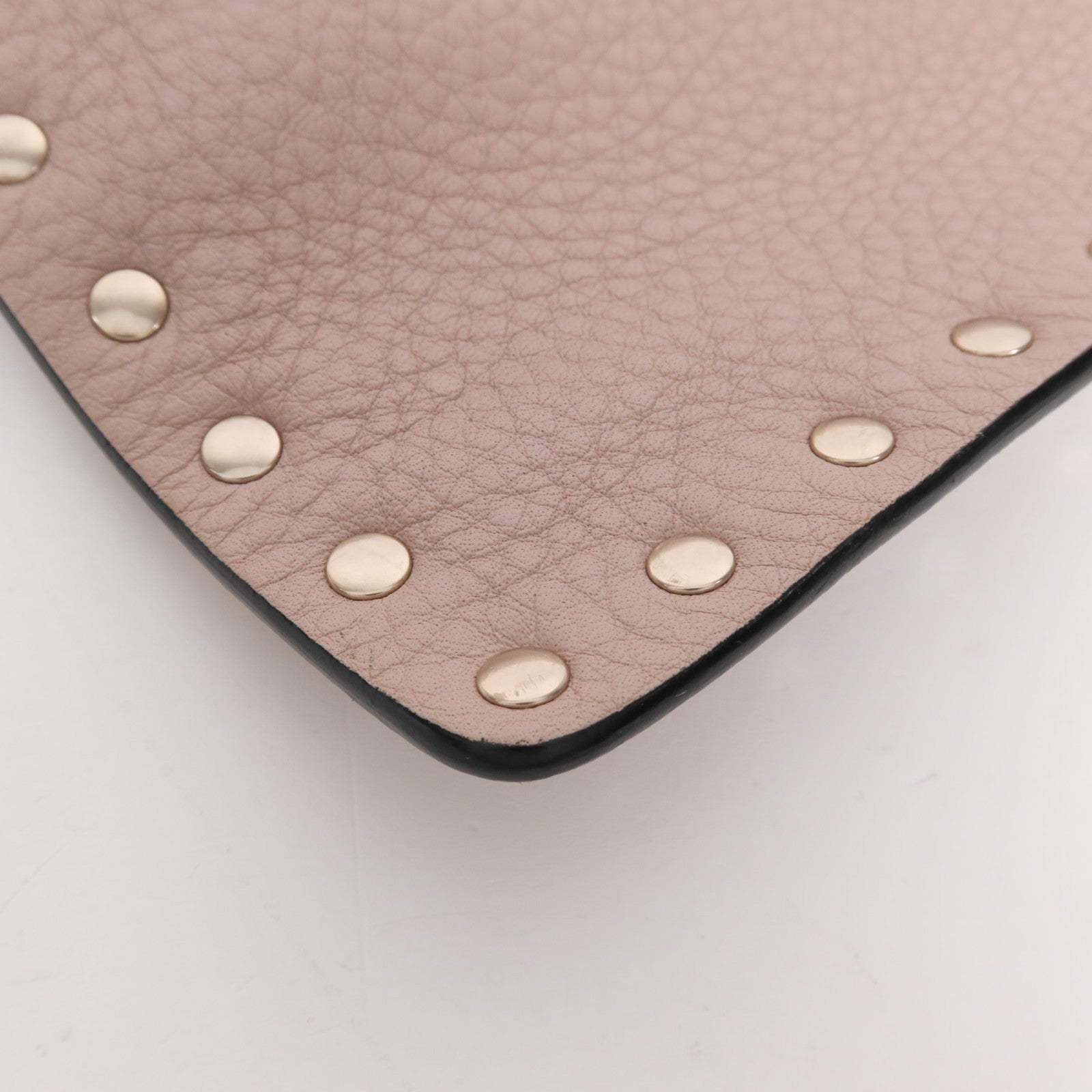 Valentino 牛皮皮革Clutch金扣手拿包