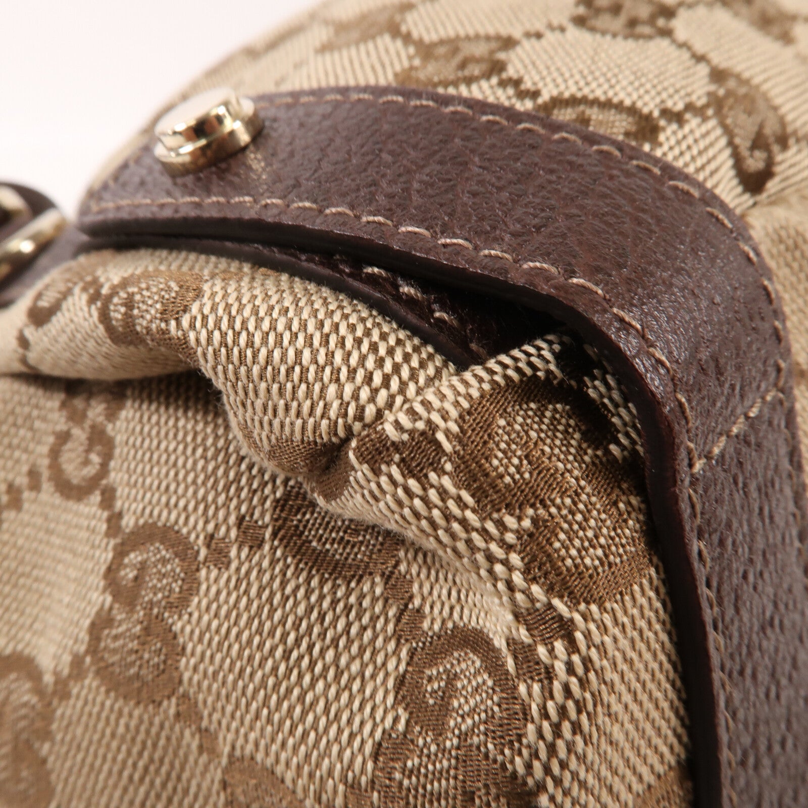 GUCCI 帆布Abbey金扣肩背袋