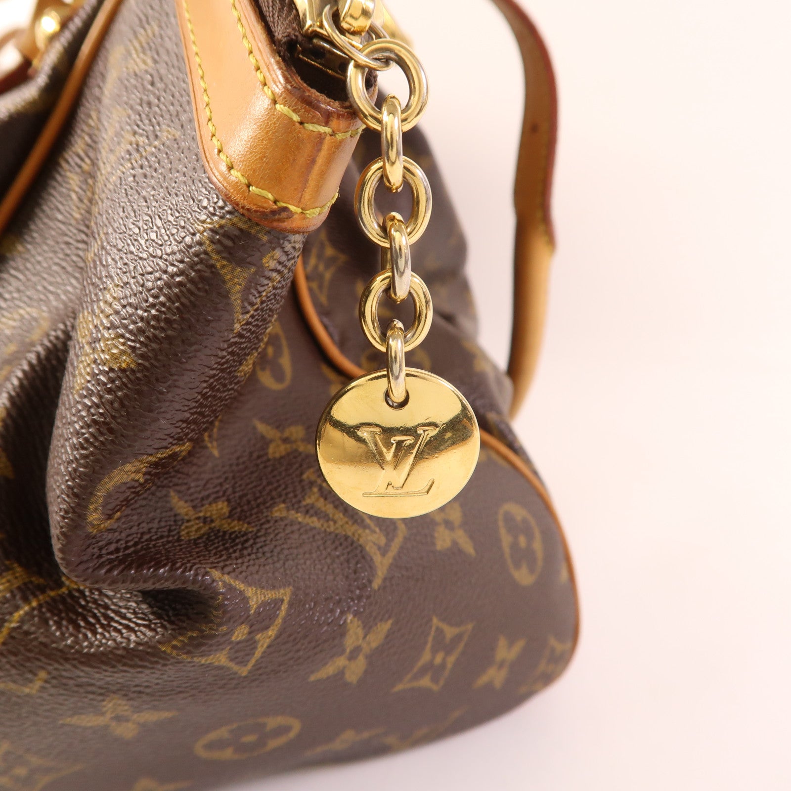 LOUIS VUITTON Monogram Tivoli GM金扣肩背袋