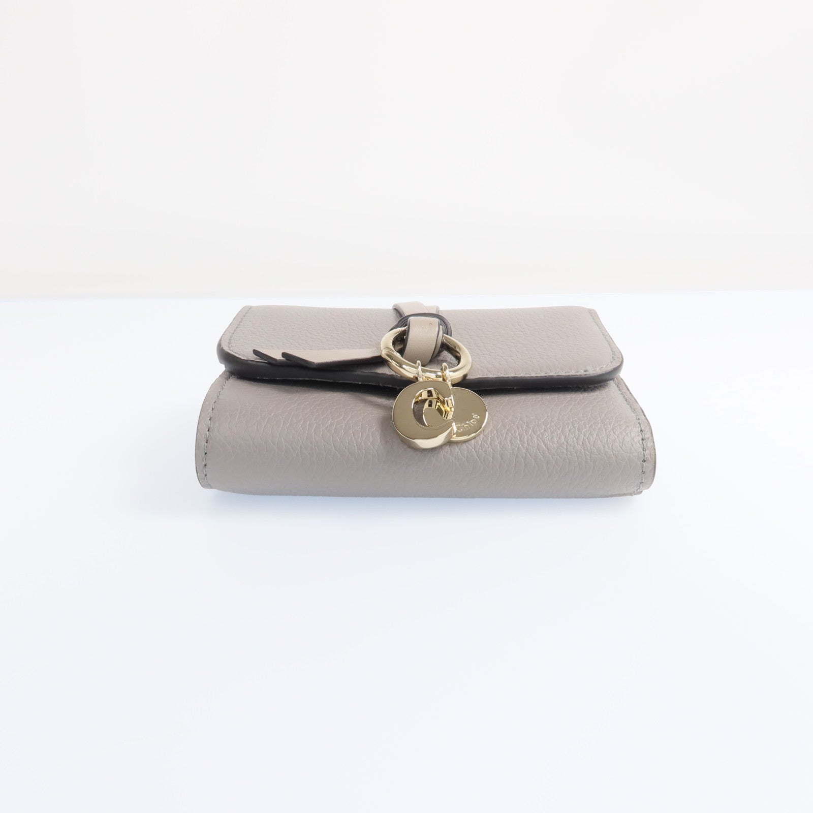 Chloe 牛皮皮革Wallet金扣錢包