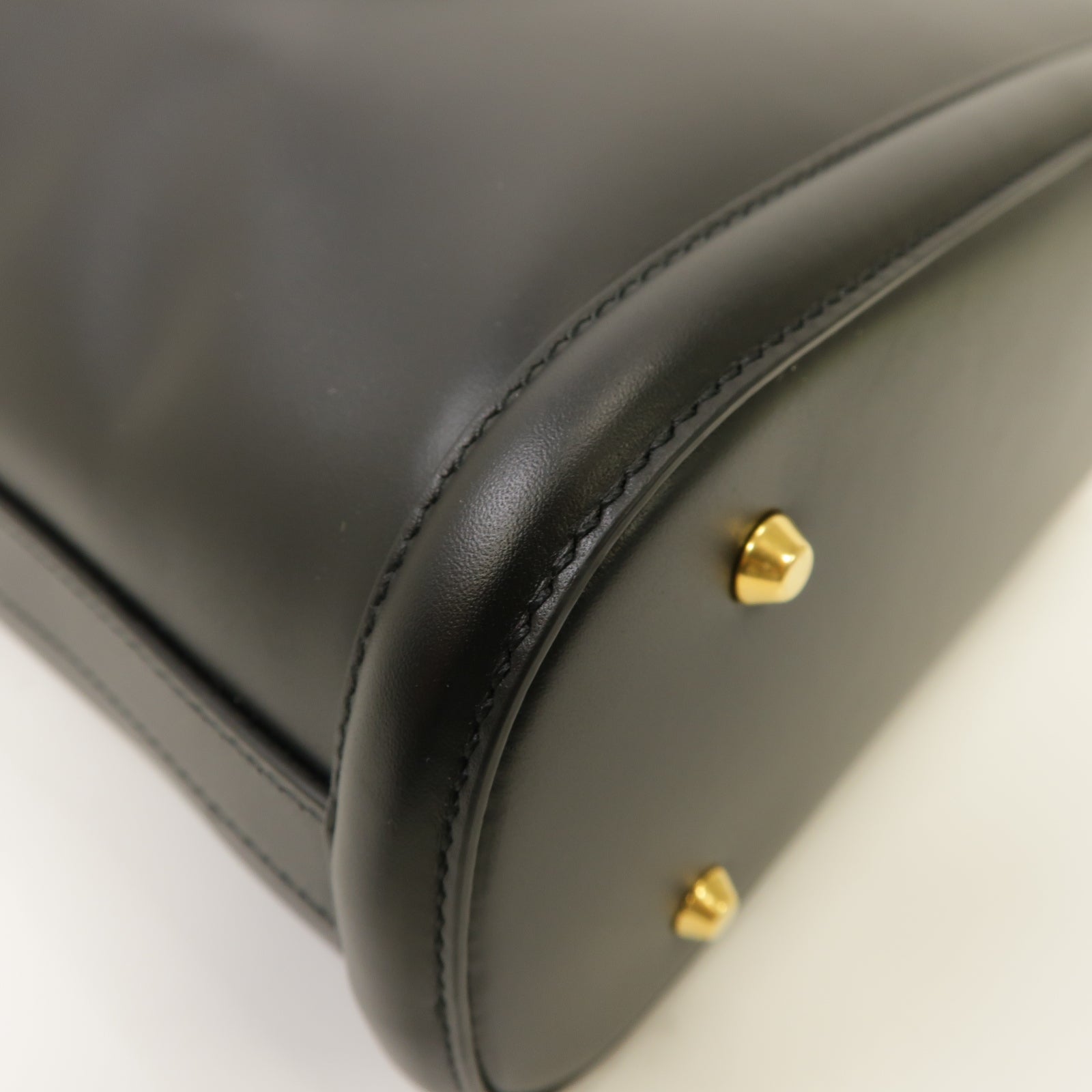 Dior 牛皮皮革2way Shoulder Bag金扣手挽肩背兩用袋黑色