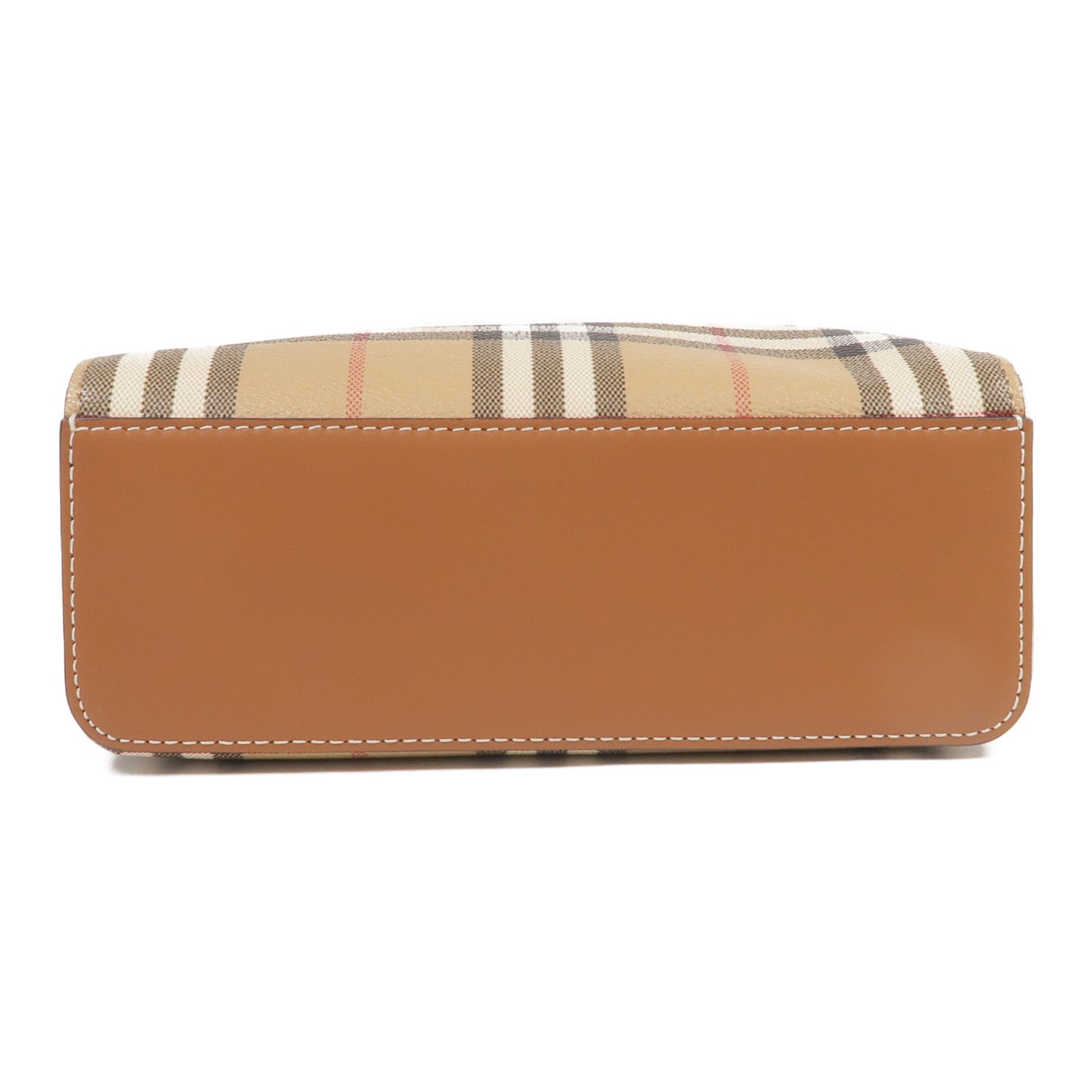 BURBERRY 塗層帆布Vanity 2way Shoulder Bag金扣手挽肩背兩用袋