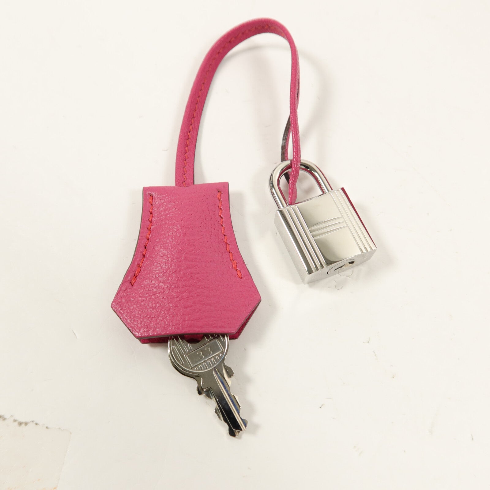 HERMES Chevre皮革Birkin 25手挽袋Rose Pourpre