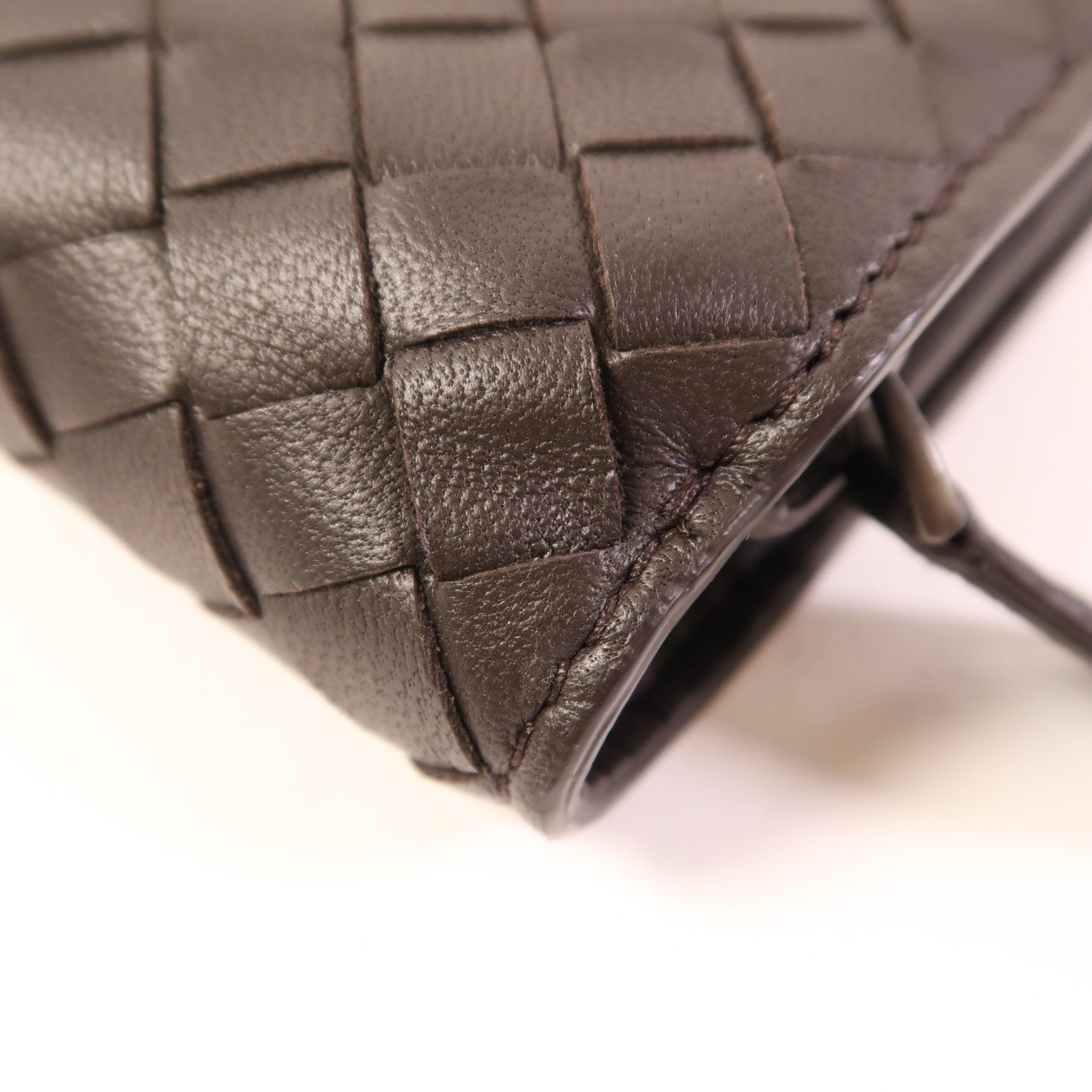 BOTTEGA VENETA 牛皮皮革Wallet銀扣錢包