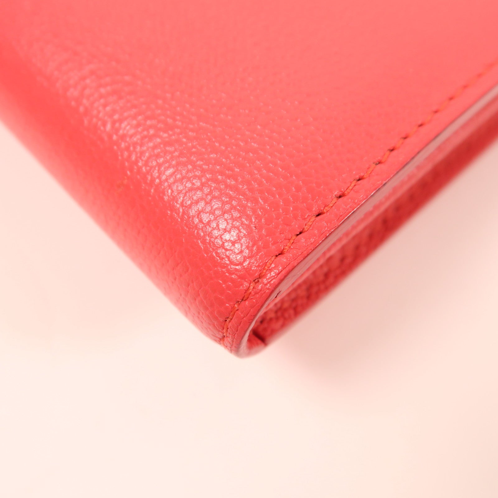 Delvaux 牛皮皮革Brillant Long Wallet銀扣長錢包