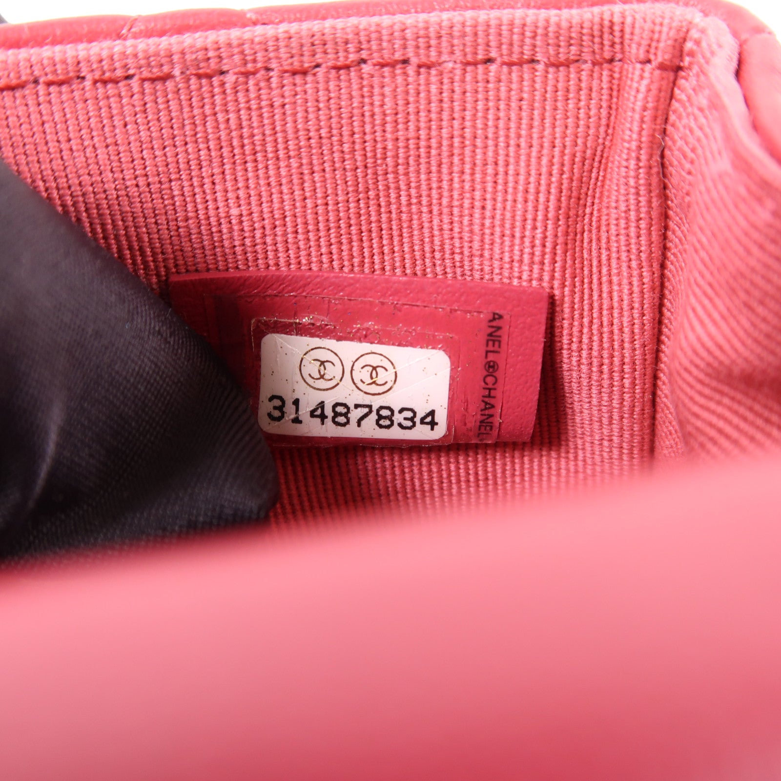 CHANEL 羊皮皮革Mini Top Handle金扣手挽肩背兩用袋