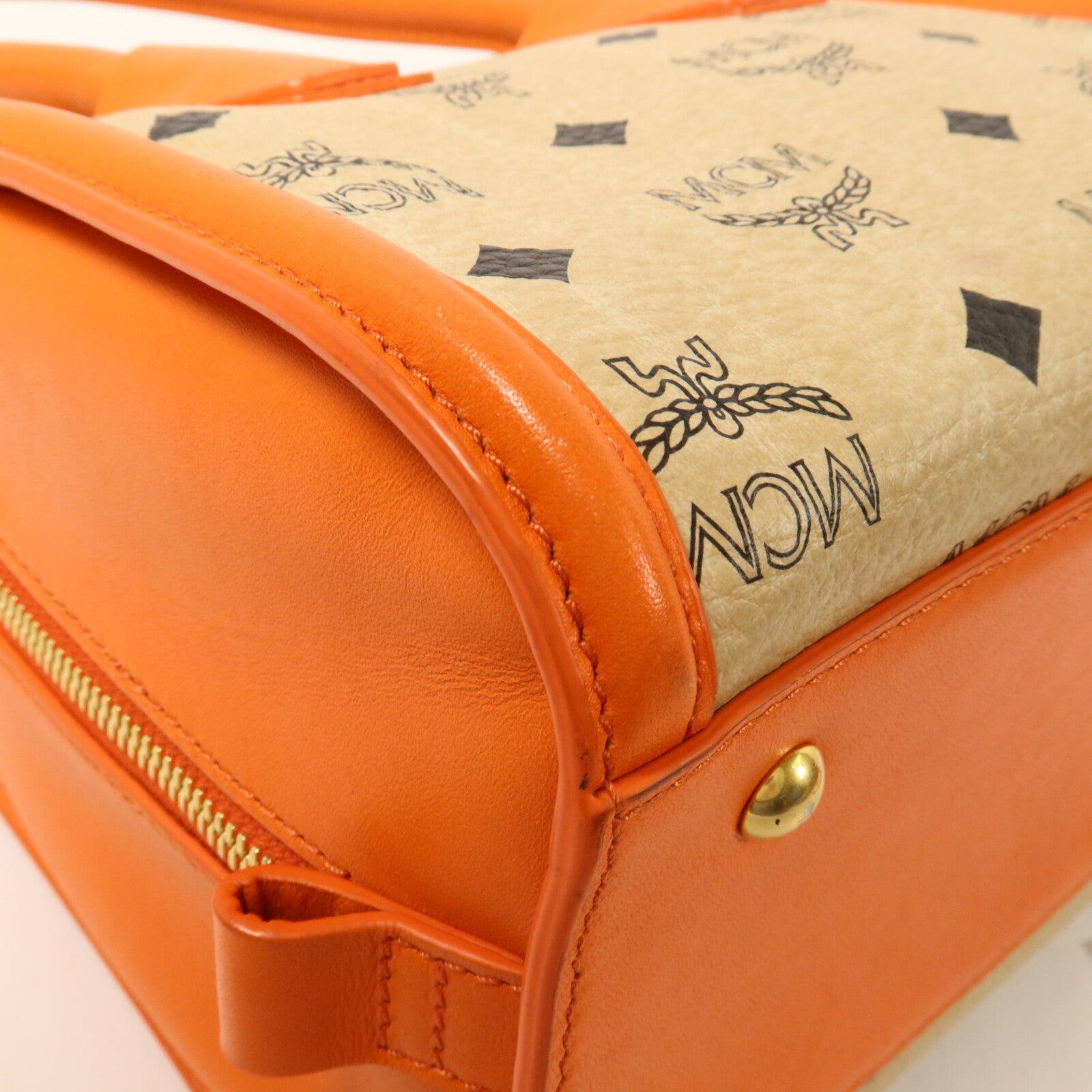 MCM 塗層帆布2 Way Shoulder手挽肩背兩用袋