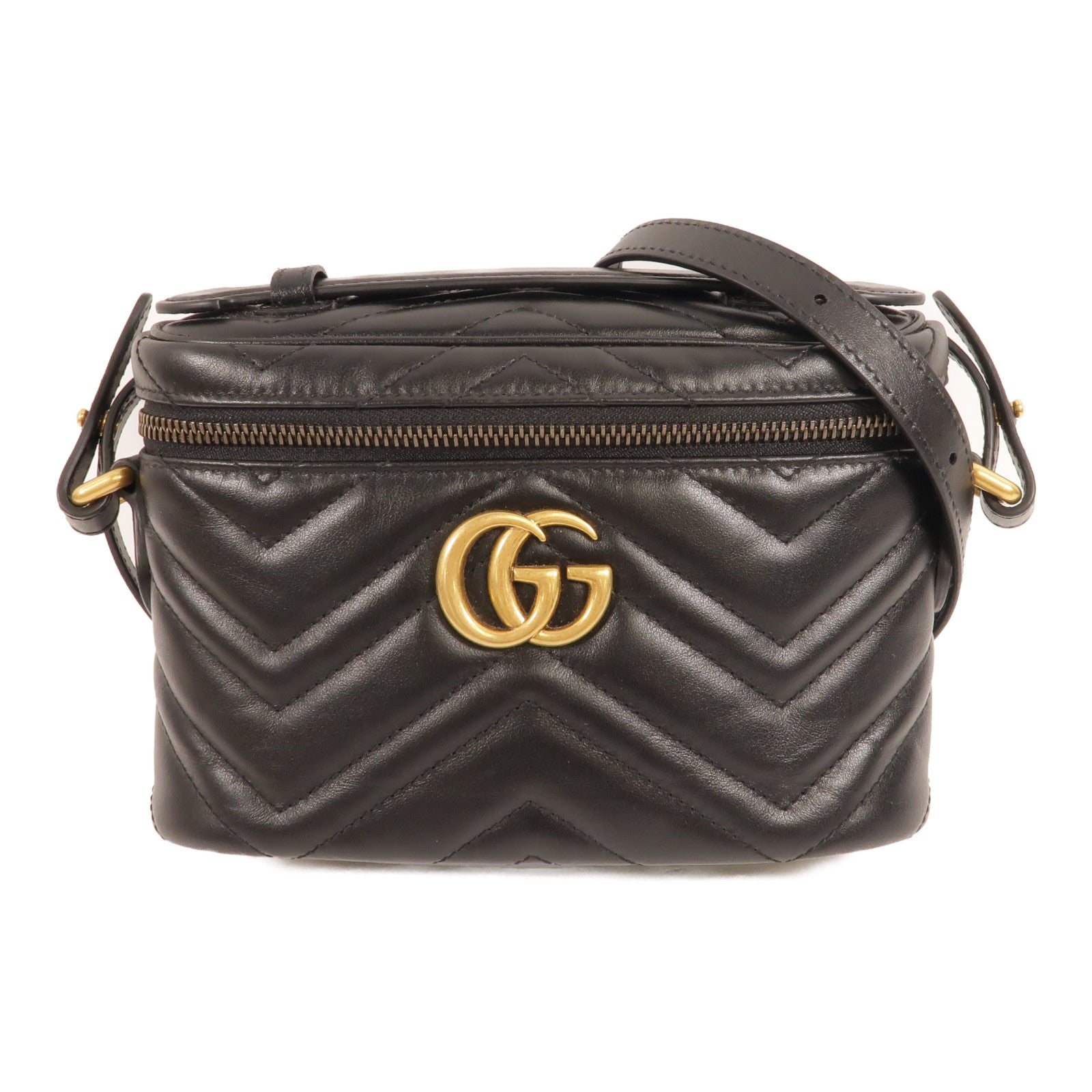 GUCCI 牛皮皮革Marmont Mini bag手挽肩背兩用袋