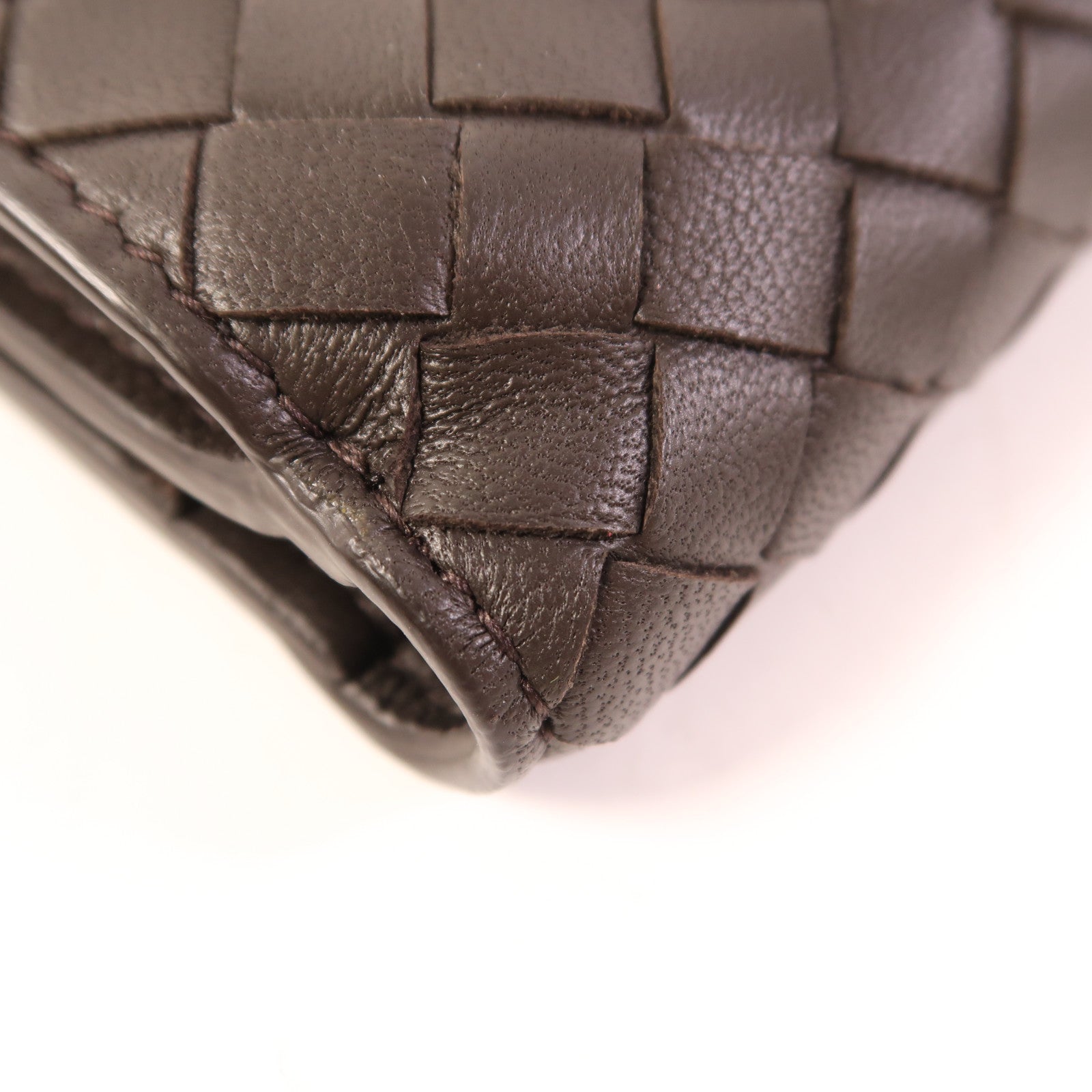 BOTTEGA VENETA 牛皮皮革Wallet銀扣錢包