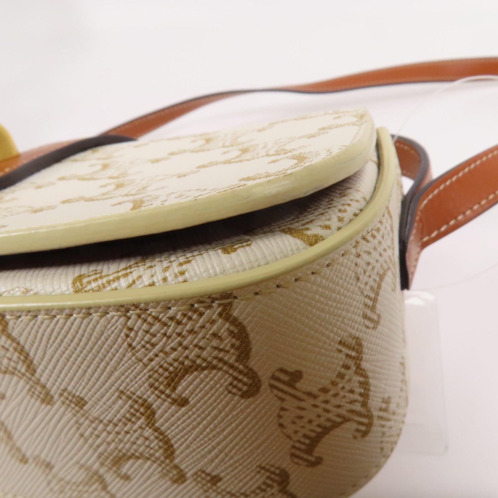 CELINE 塗層帆布Tabou Bag金扣手挽肩背兩用袋