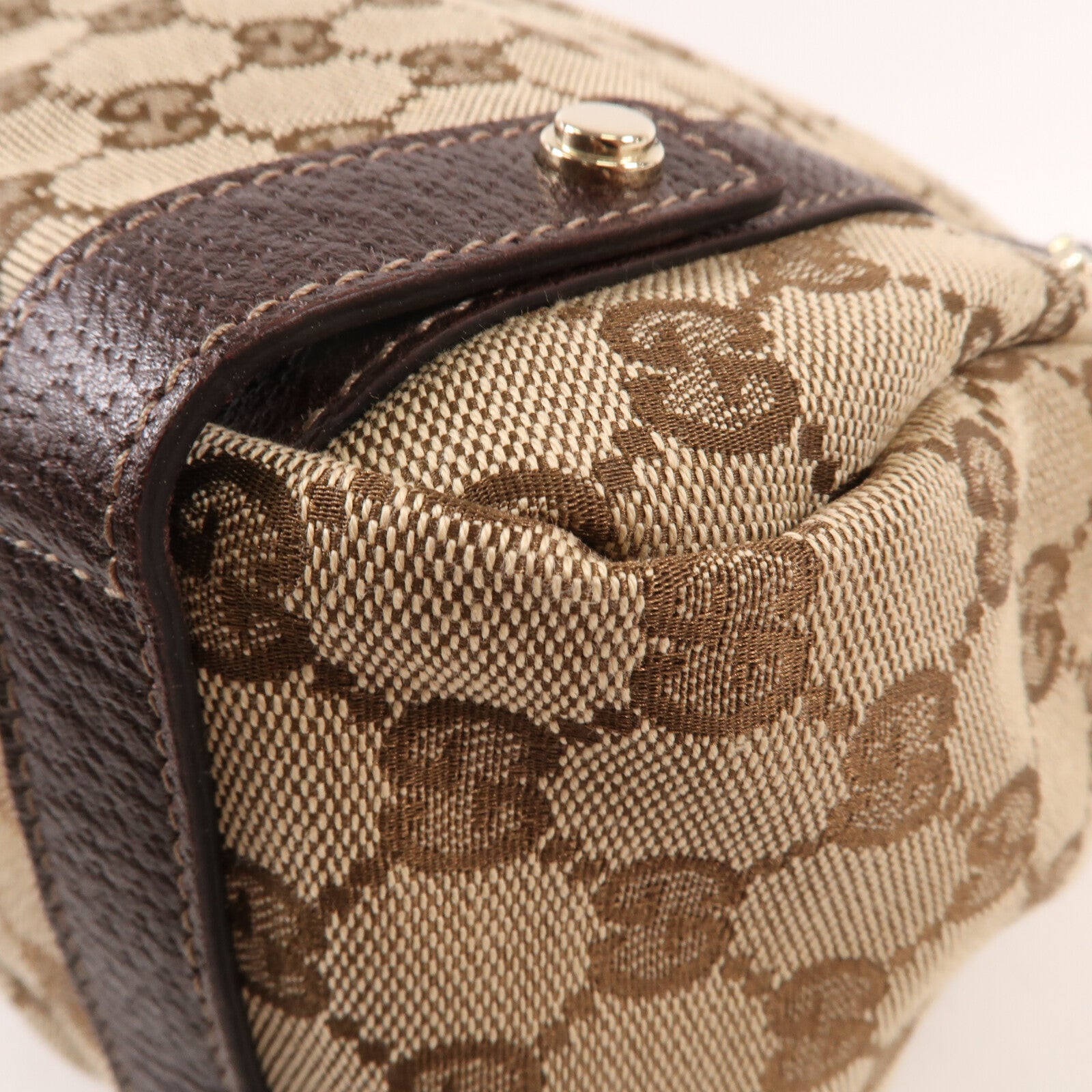 GUCCI 帆布Abbey金扣肩背袋