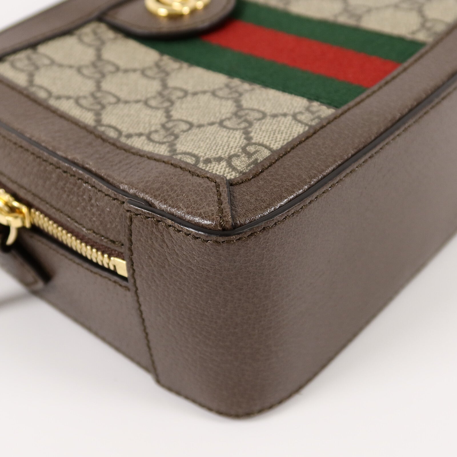 GUCCI 塗層帆布Ophidia GG Mini手挽肩背兩用袋