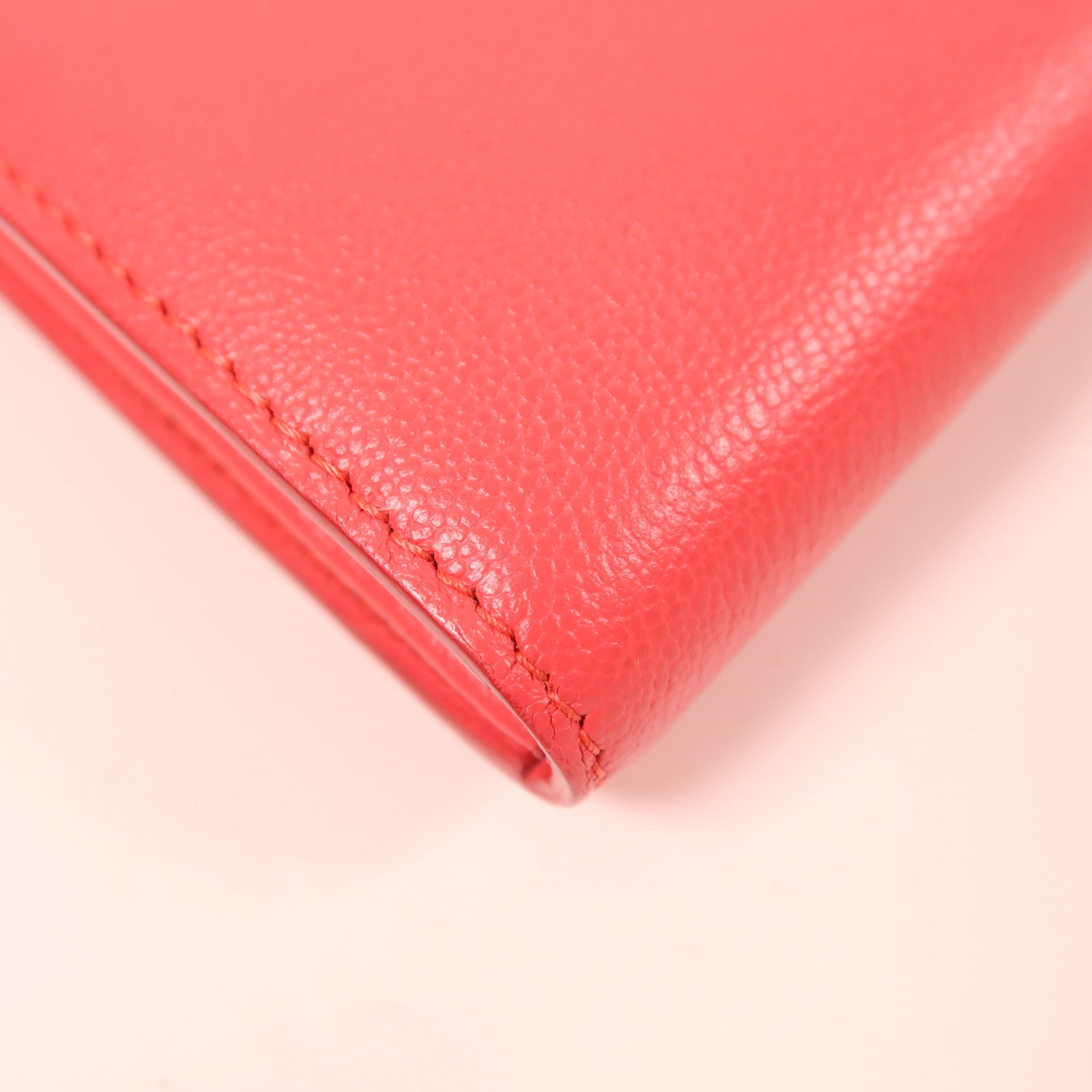 Delvaux 牛皮皮革Brillant Long Wallet銀扣長錢包