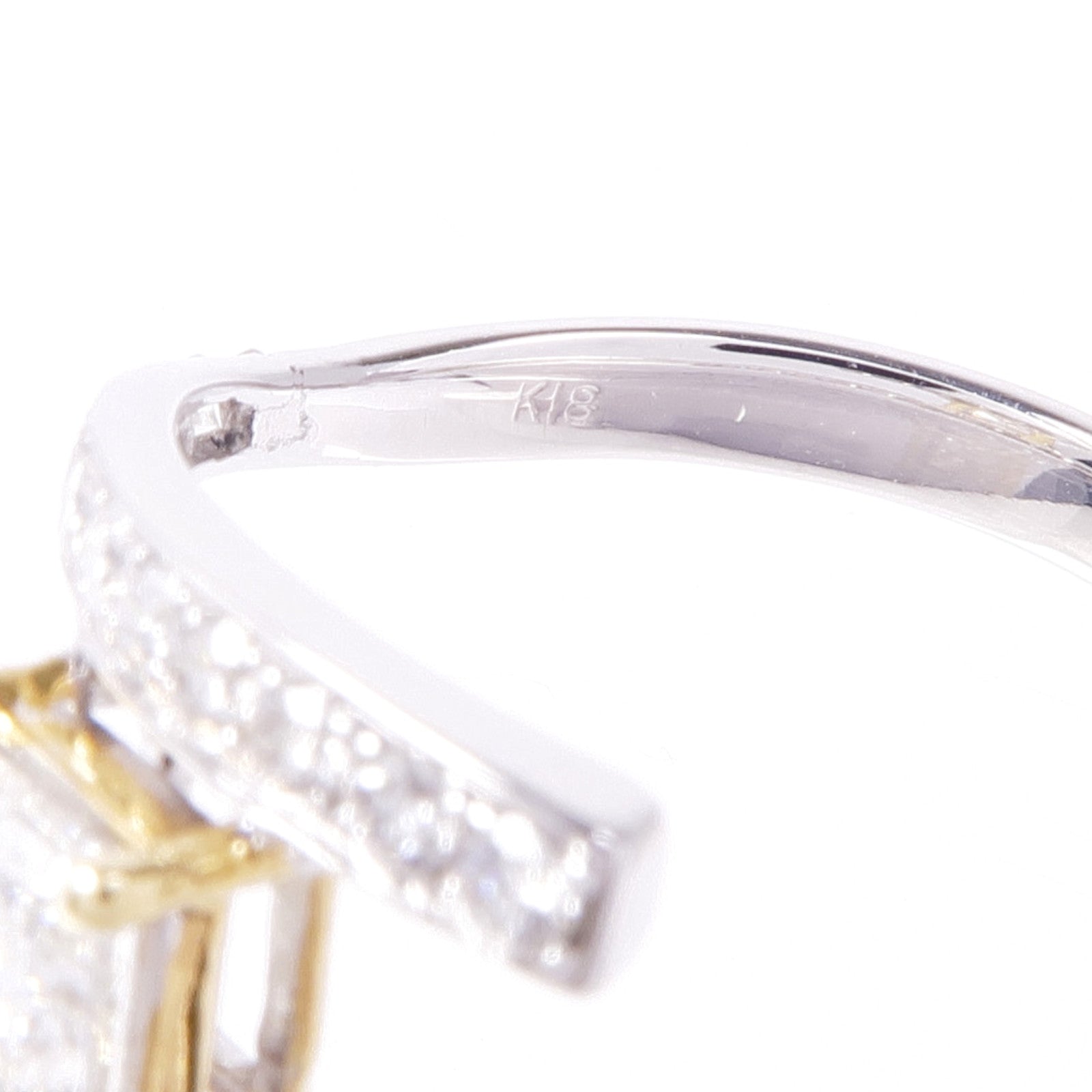 JEWELRY 【激減優惠】18K白金Diamond Ring鑽石戒指US#6.75