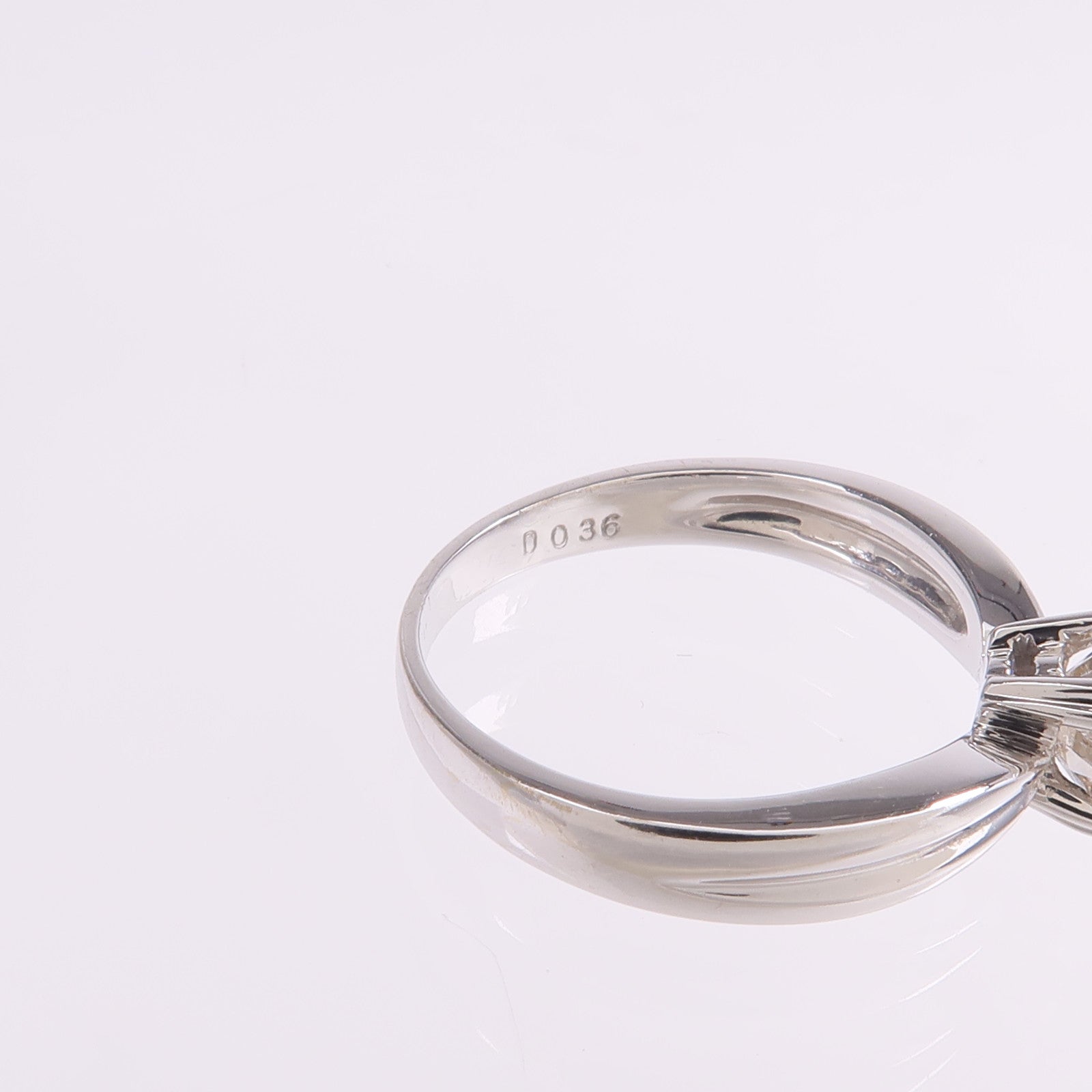 JEWELRY 【激減優惠】18K白金Diamond Ring鑽石戒指US#3.75