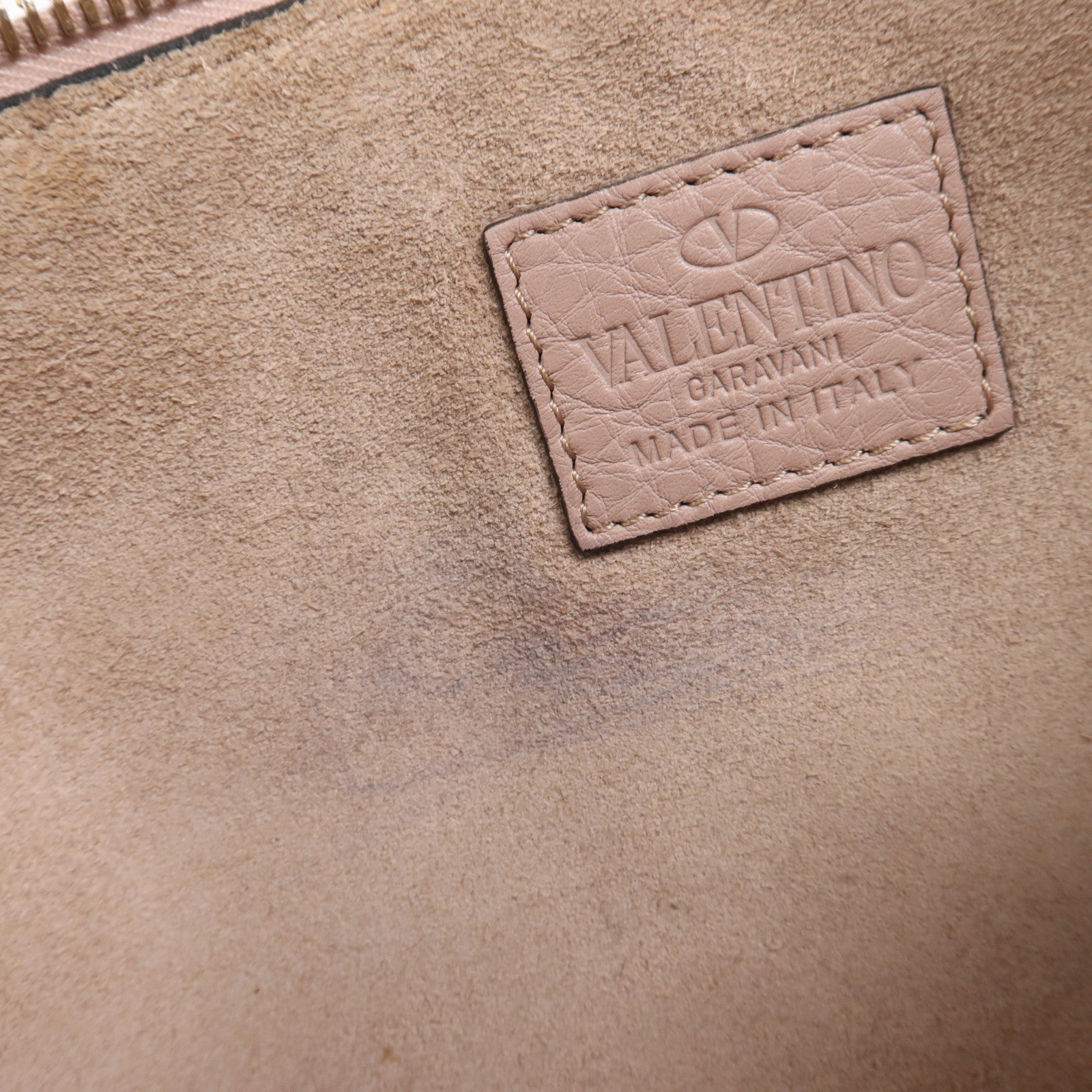 Valentino 牛皮皮革Clutch金扣手拿包