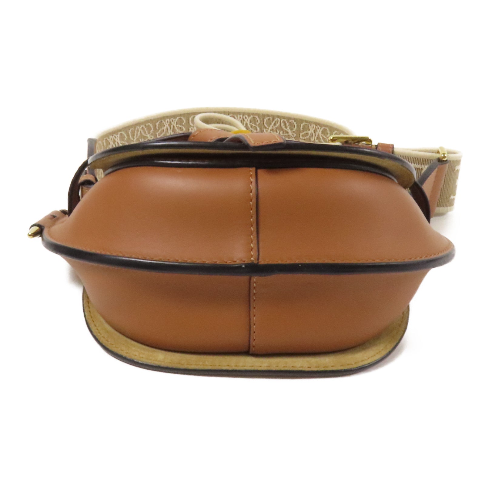 LOEWE 牛皮皮革Mini Gate金扣肩背袋