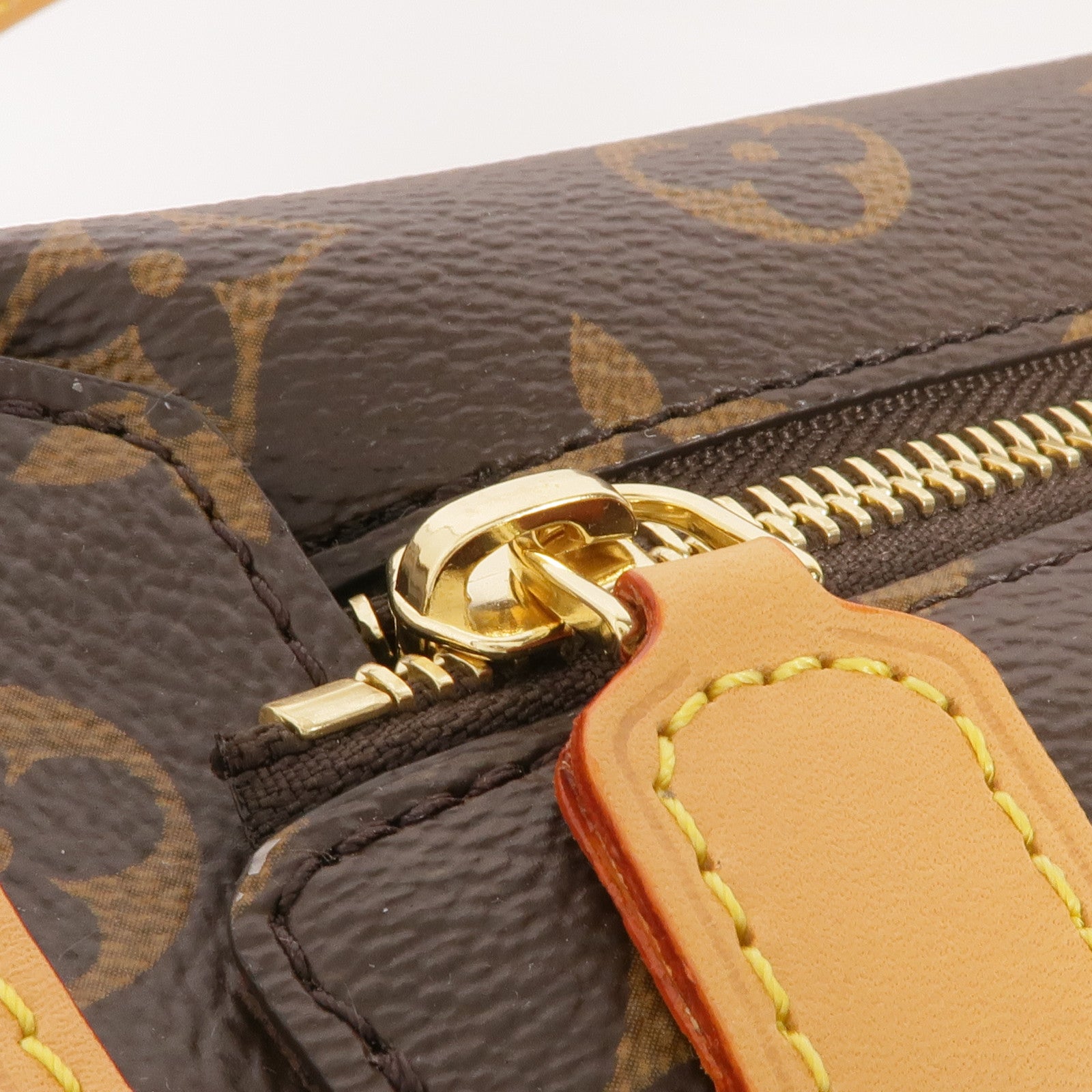 LOUIS VUITTON Monogram Side Trunk金扣手挽肩背兩用袋