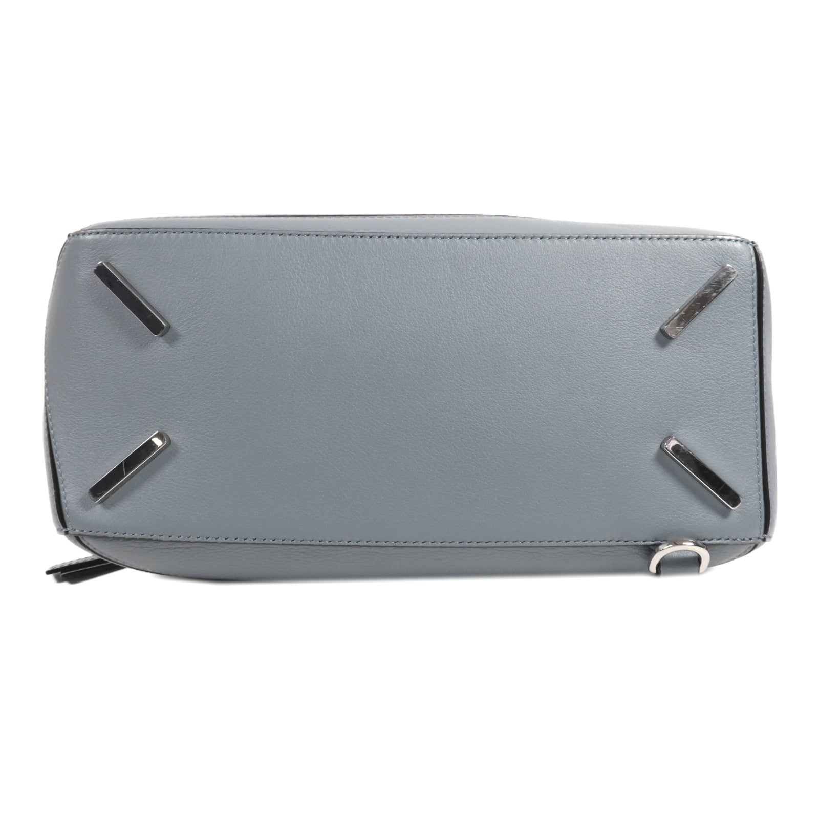 LOEWE 牛皮皮革Puzzle Medium銀扣手挽肩背兩用袋