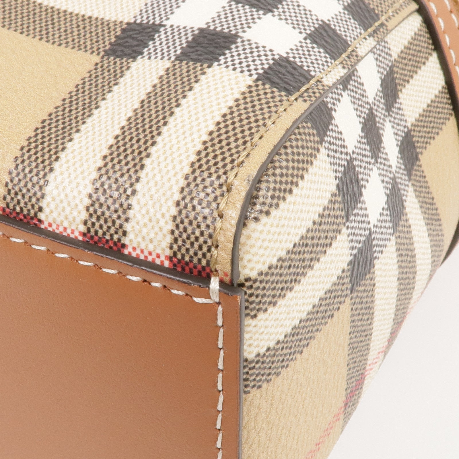 BURBERRY 塗層帆布Vanity 2way Shoulder Bag金扣手挽肩背兩用袋