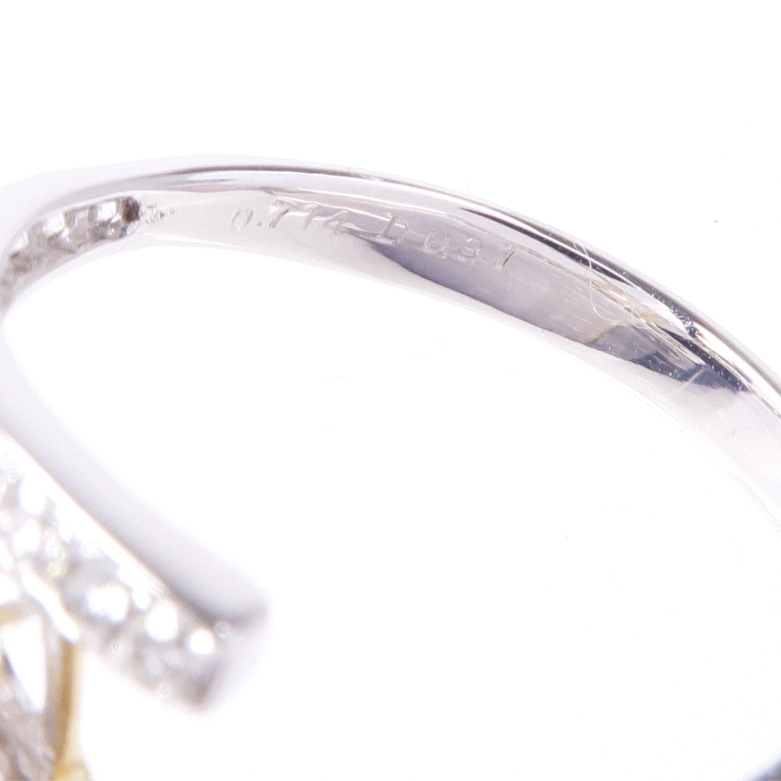 JEWELRY 【激減優惠】18K白金Diamond Ring鑽石戒指US#6.75