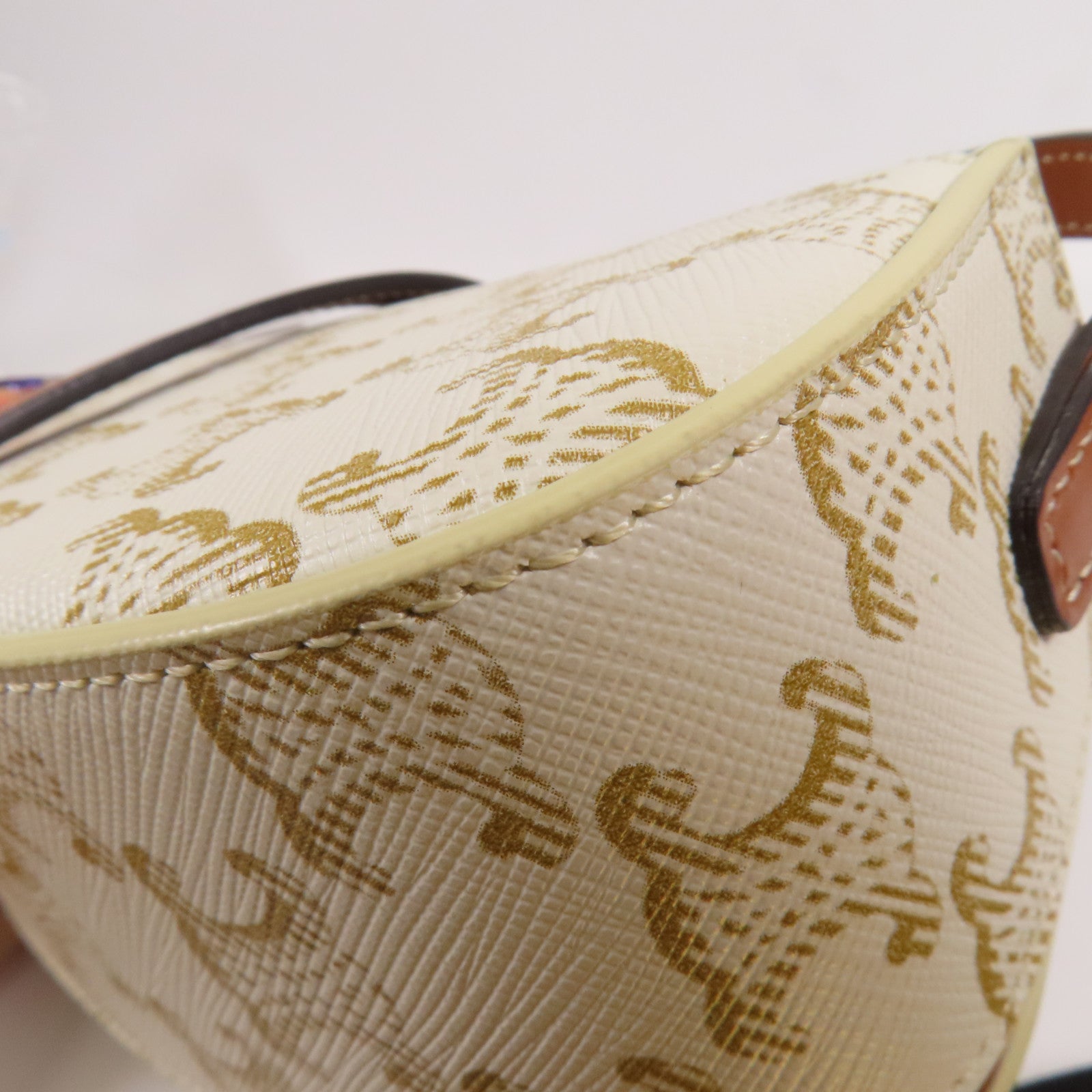 CELINE 塗層帆布Tabou Bag金扣手挽肩背兩用袋