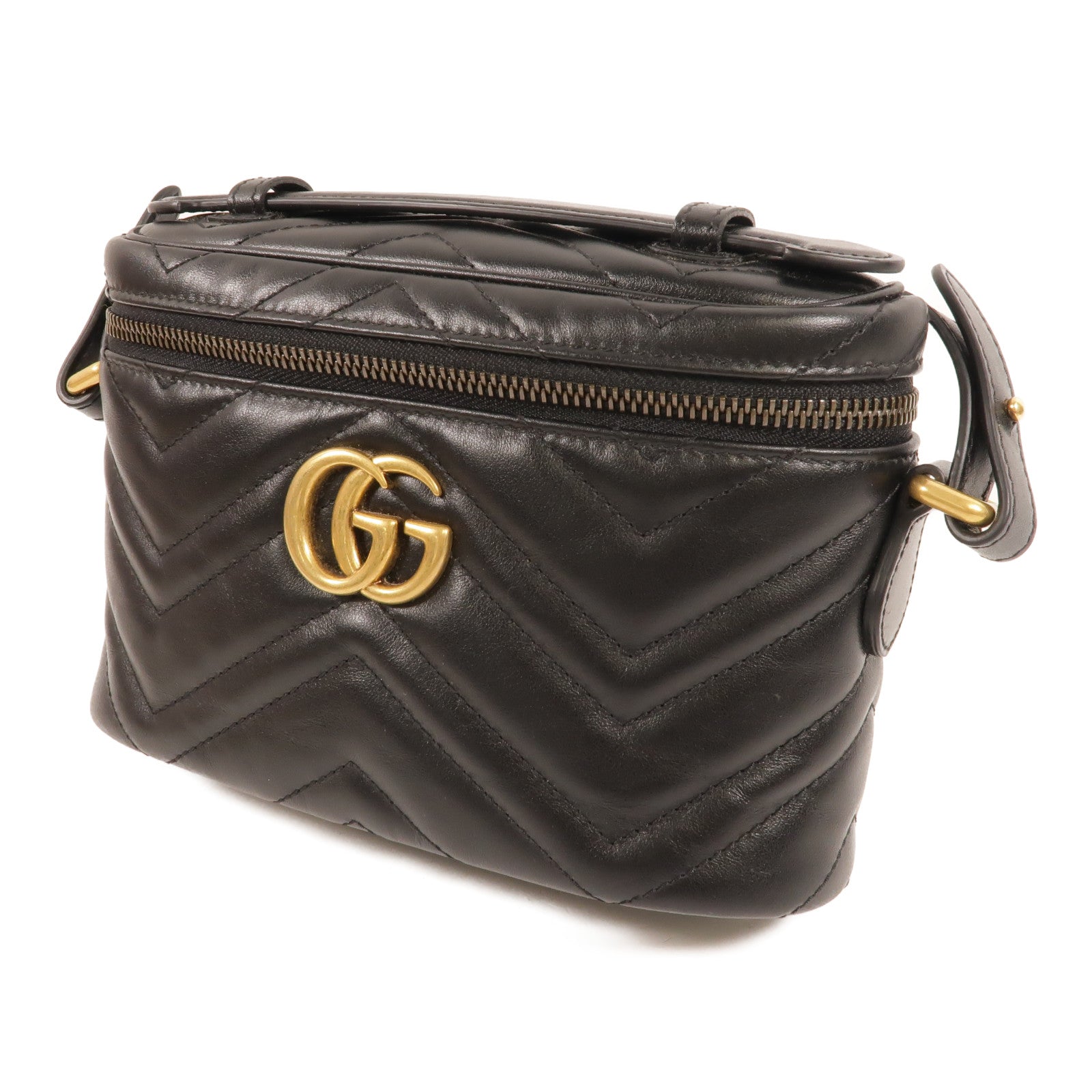 GUCCI 牛皮皮革Marmont Mini bag手挽肩背兩用袋