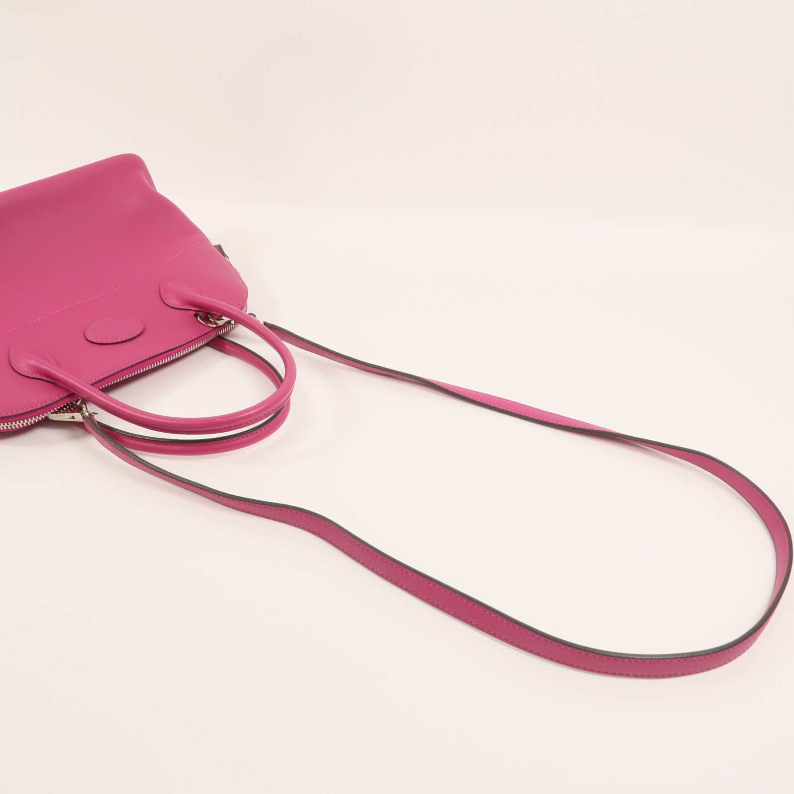 HERMES Veau Swift皮革Bolide 27手挽袋Rose Pourpre