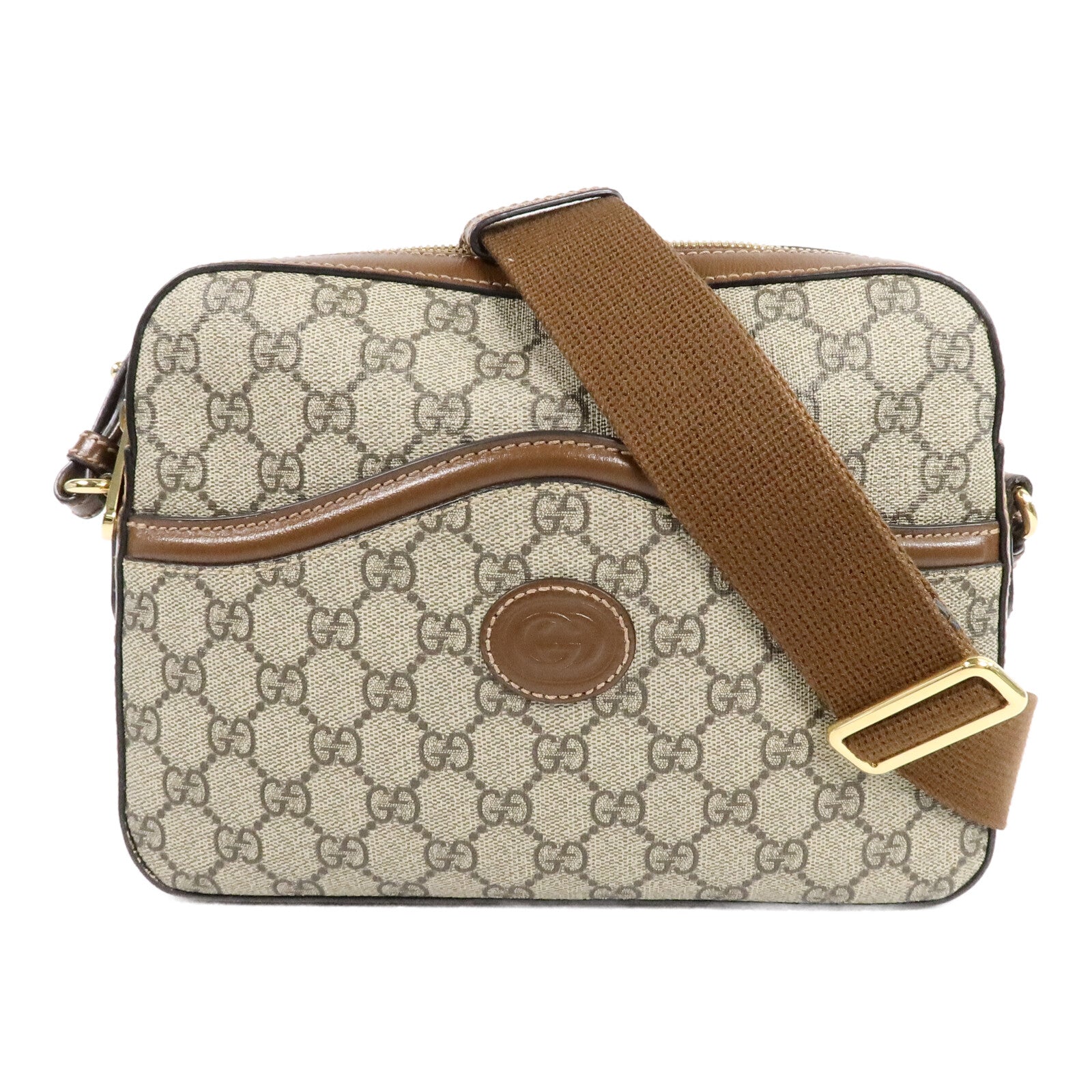GUCCI 塗層帆布Shoulder Bag肩背袋