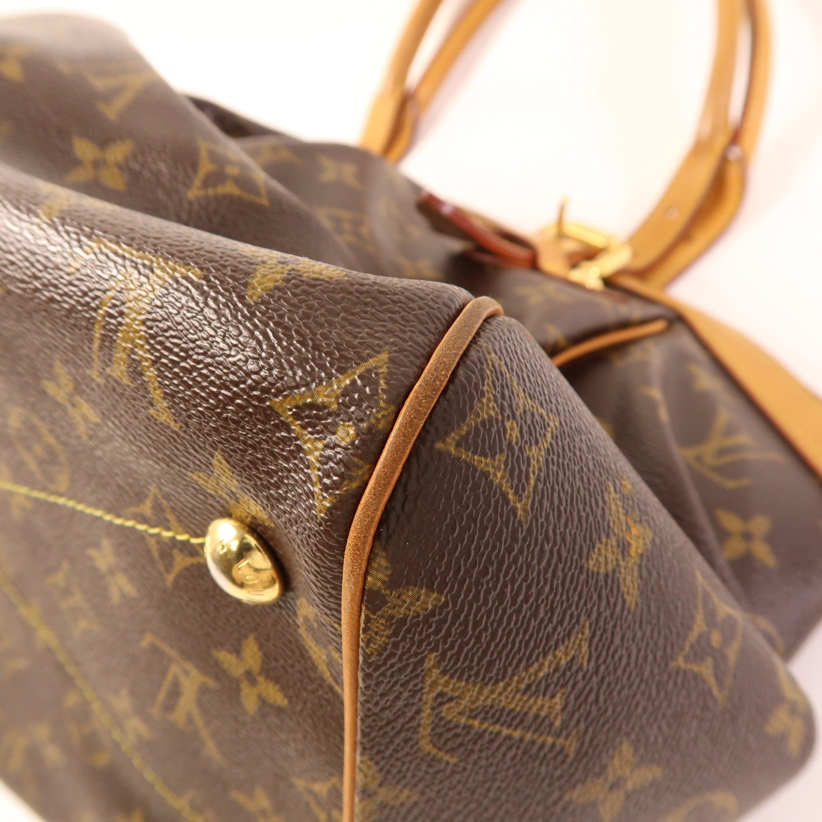 LOUIS VUITTON Monogram Tivoli GM金扣肩背袋