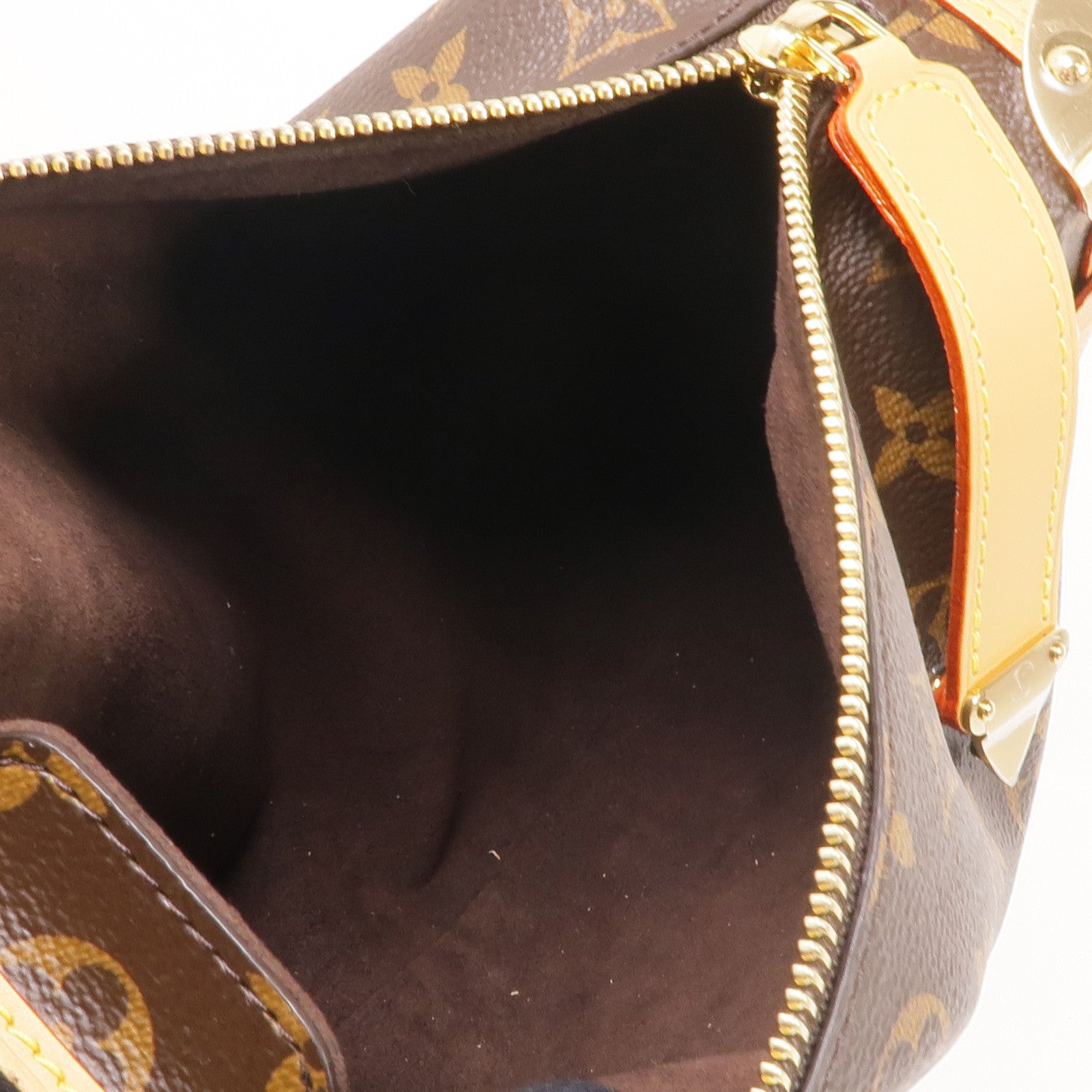 LOUIS VUITTON Monogram Side Trunk金扣手挽肩背兩用袋