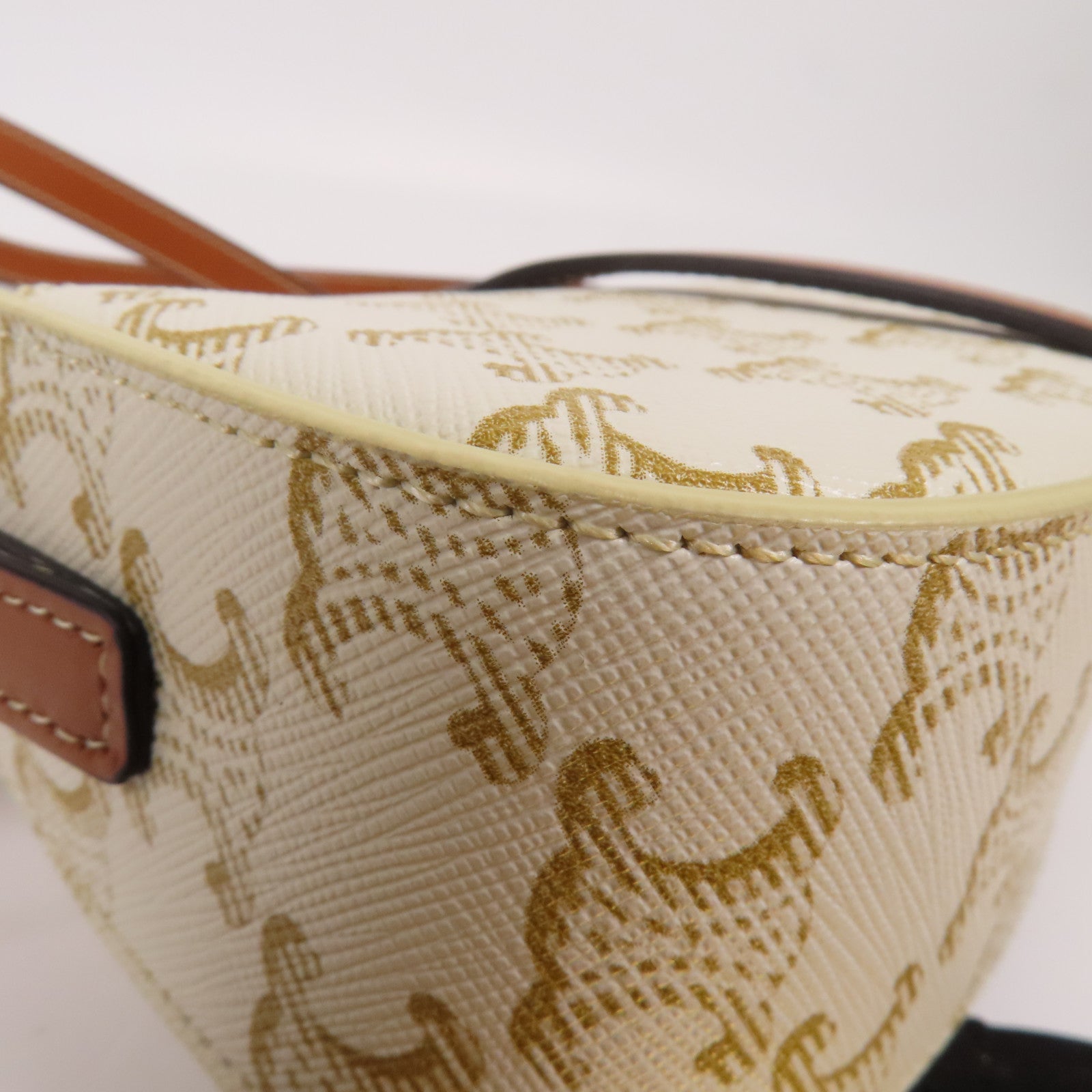 CELINE 塗層帆布Tabou Bag金扣手挽肩背兩用袋