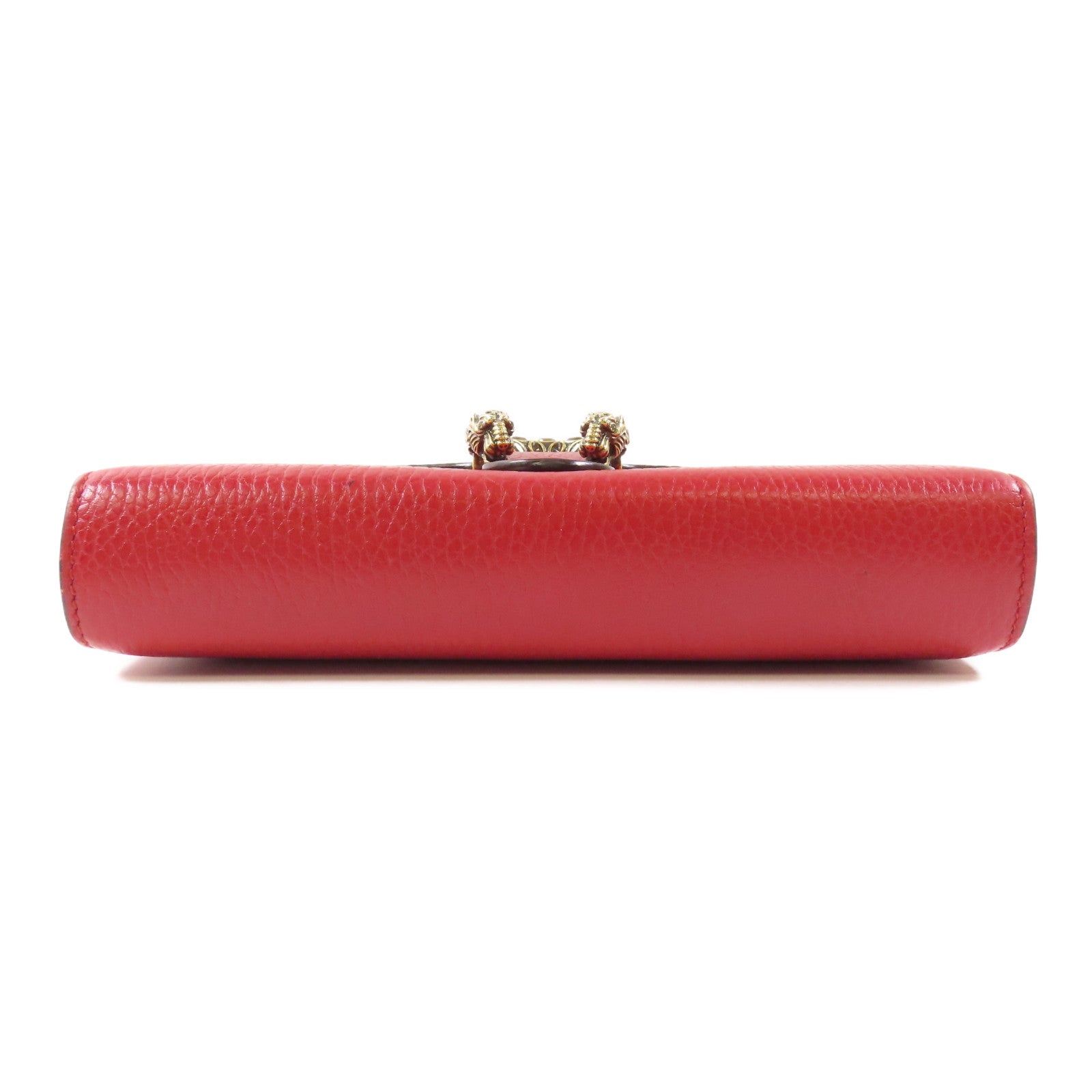 GUCCI GG Dionysus GG Supreme Chain Wallet Shoulder Bag 401231 Calfskin Red