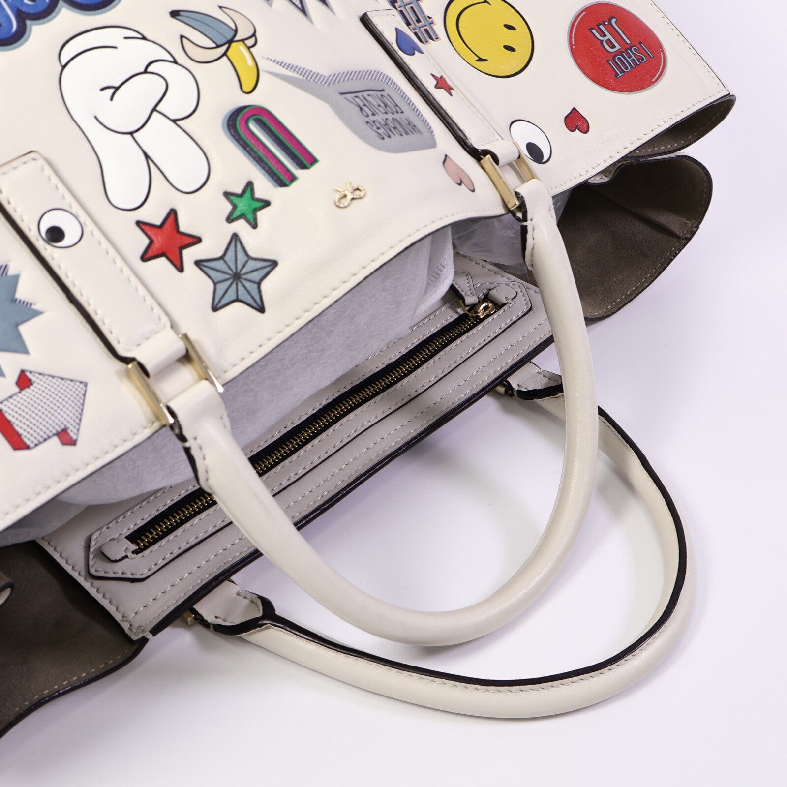 ANYA HINDMARCH 牛皮皮革Tote Bag手挽袋