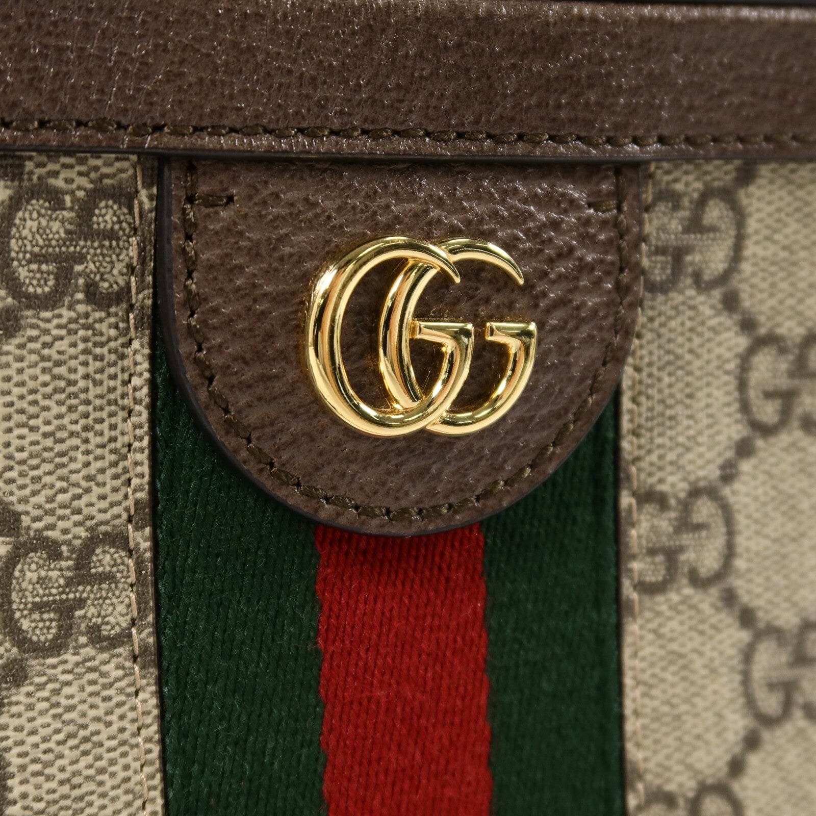 GUCCI 塗層帆布Ophidia GG Mini手挽肩背兩用袋