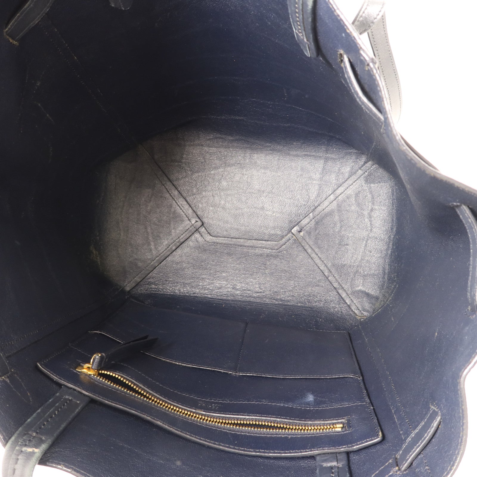 CELINE 牛皮皮革Small Cabas Phantom金扣肩背袋