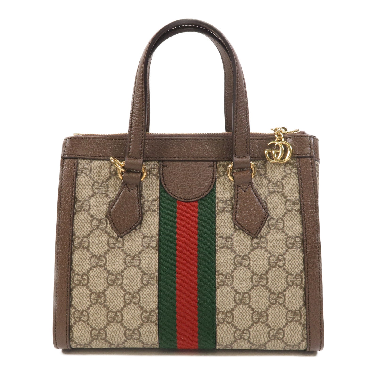 GUCCI 塗層帆布Ophidia Small Tote手挽肩背兩用袋