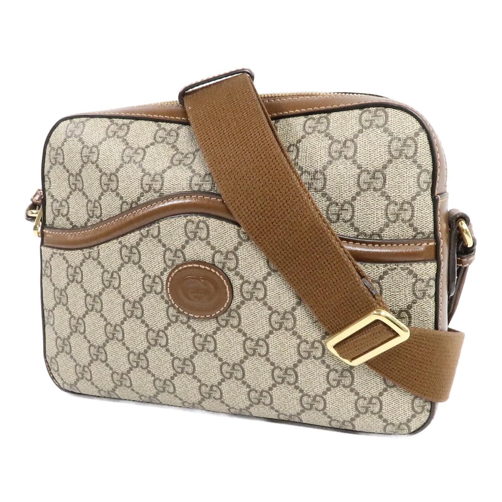 GUCCI 塗層帆布Shoulder Bag肩背袋